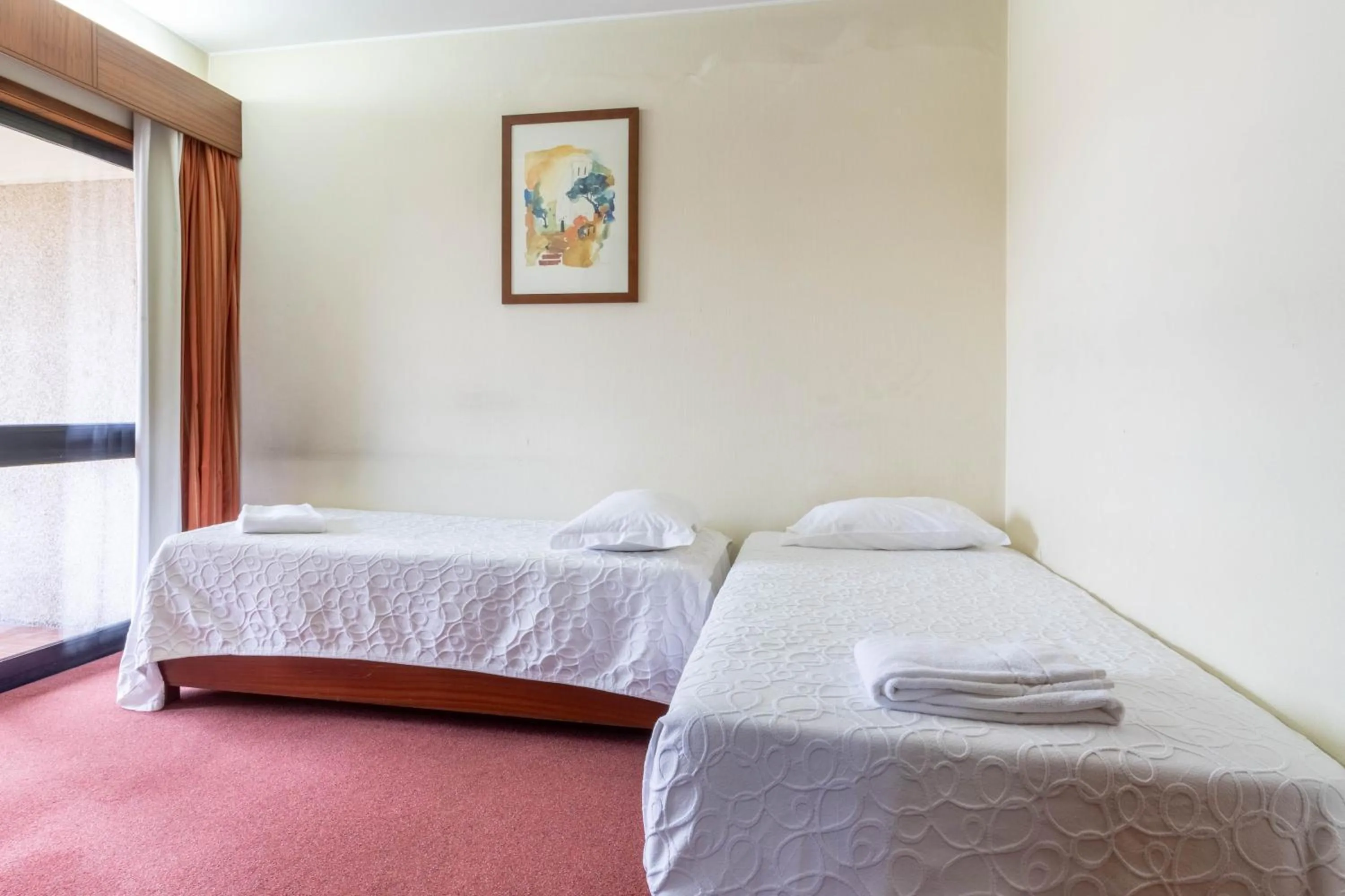 Bed in Hotel A.S. Sao Joao da Madeira