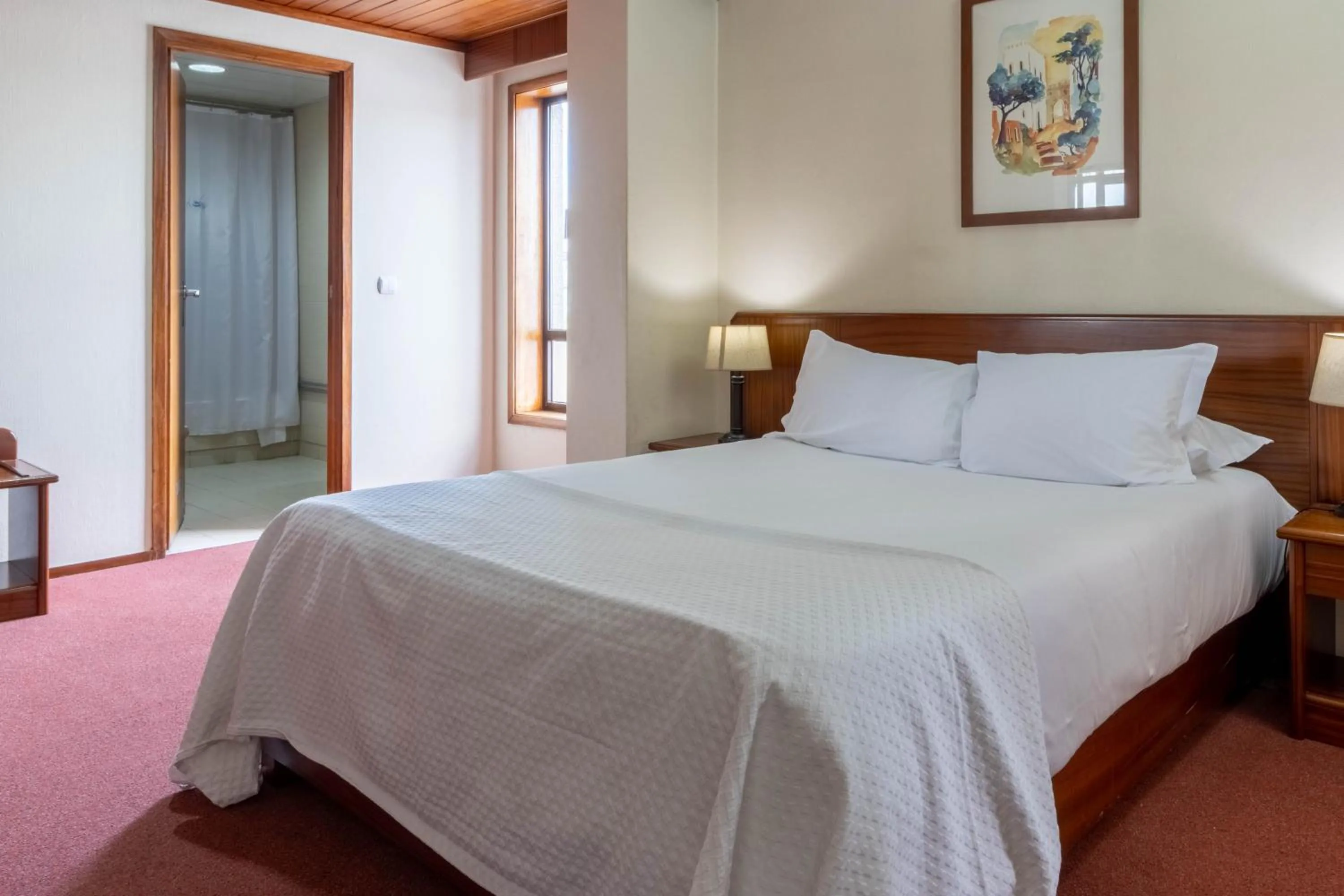 Bedroom, Bed in Hotel A.S. Sao Joao da Madeira