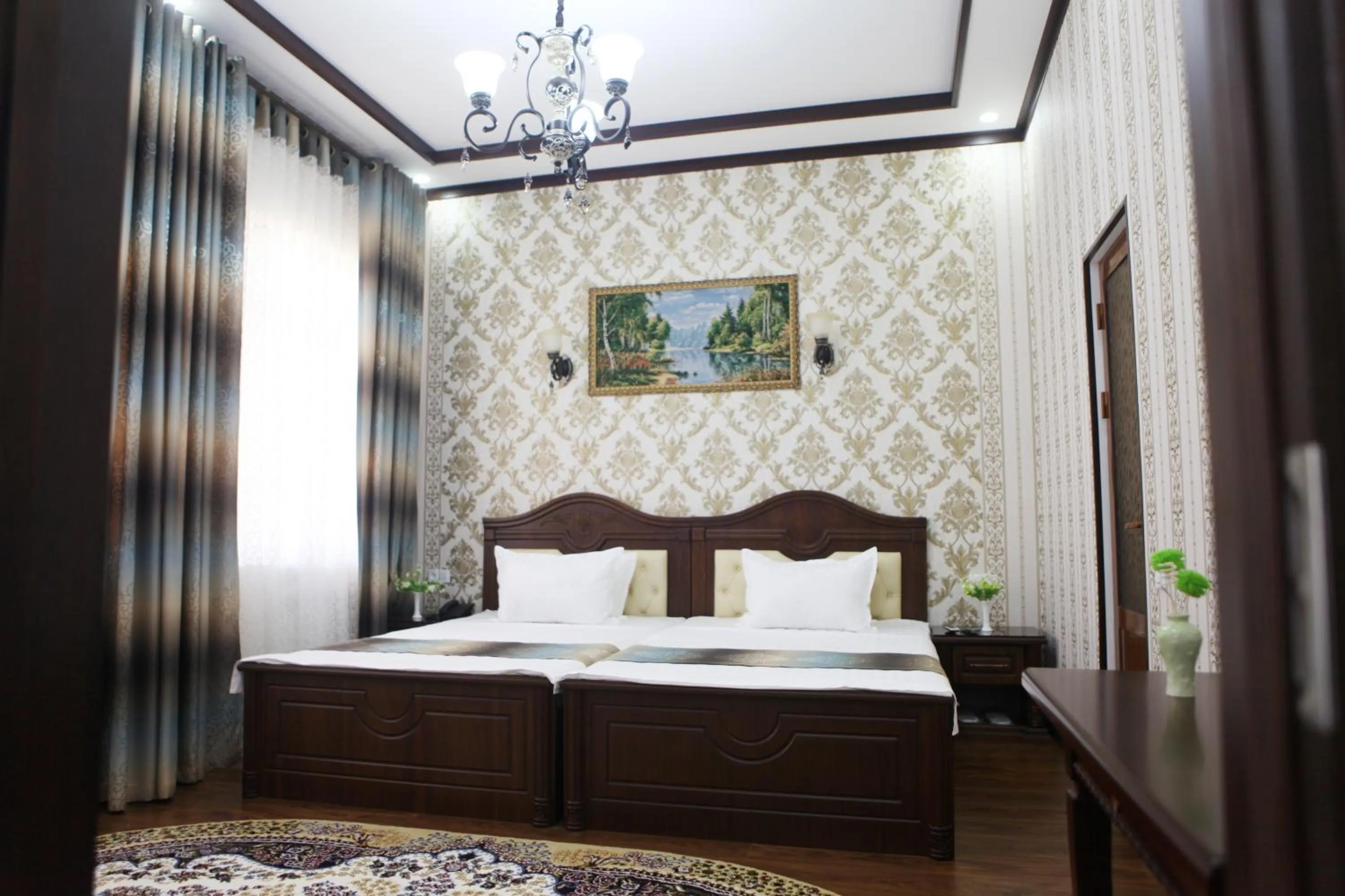 Photo of the whole room, Bed in Hotel Naxshab