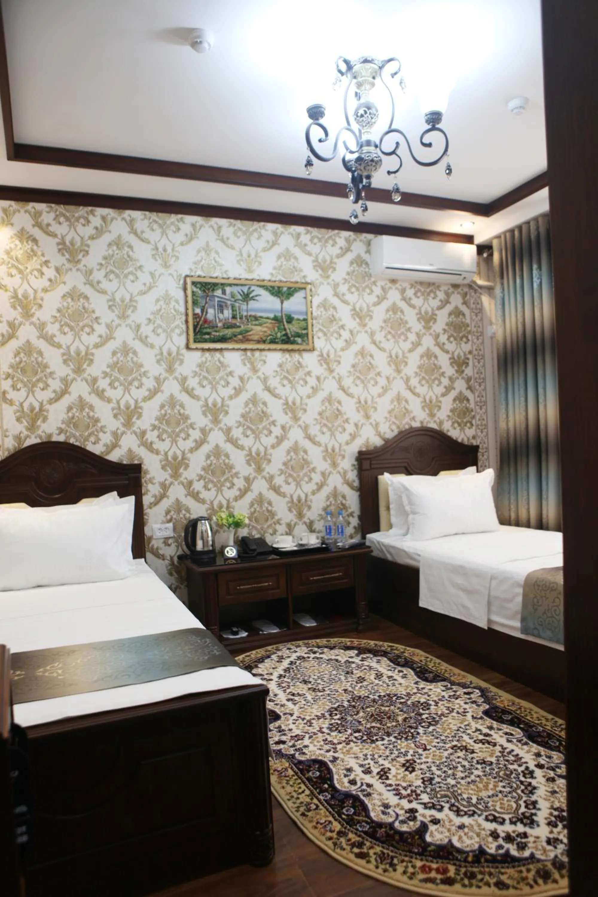 Bed in Hotel Naxshab