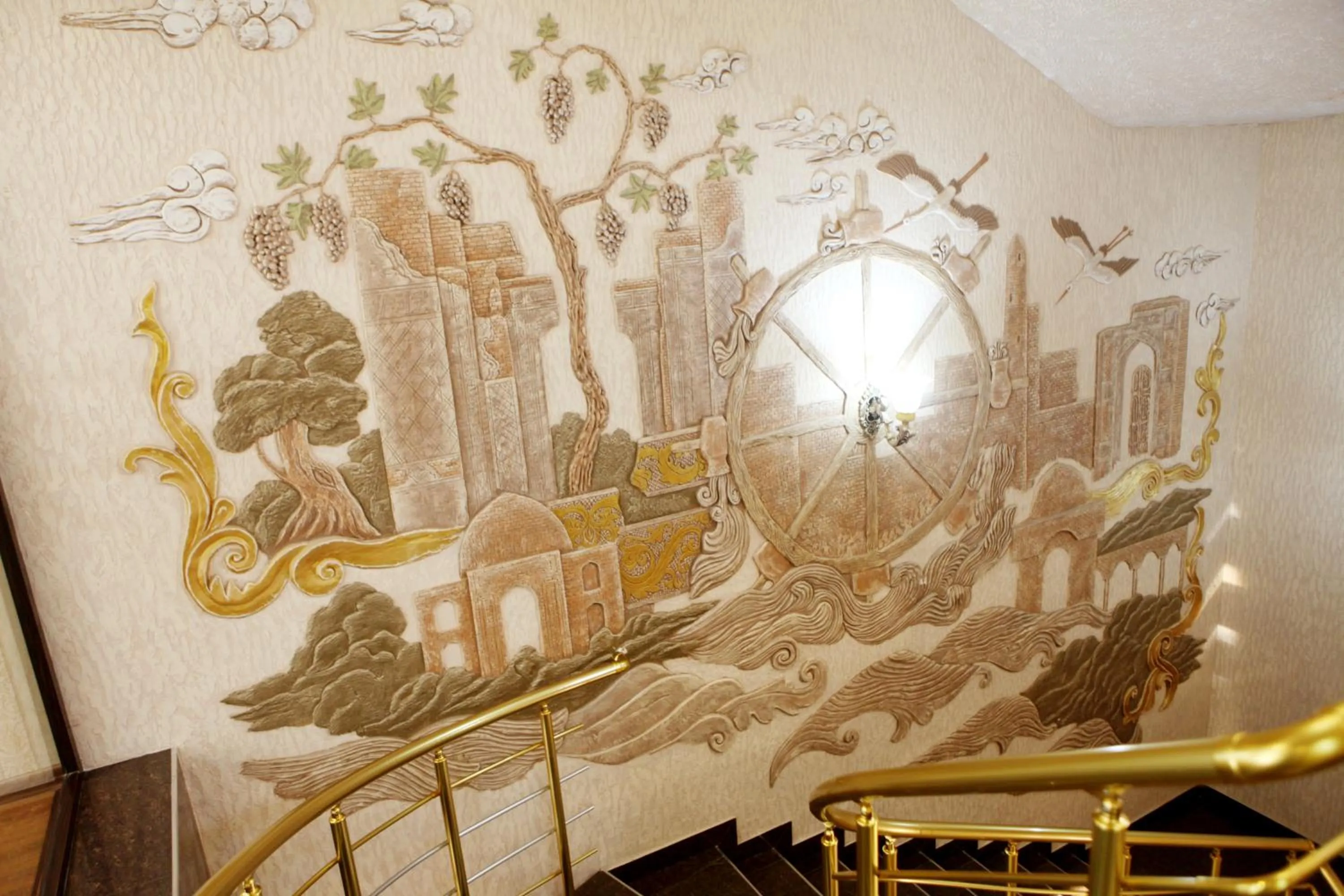 Decorative detail in Hotel Naxshab