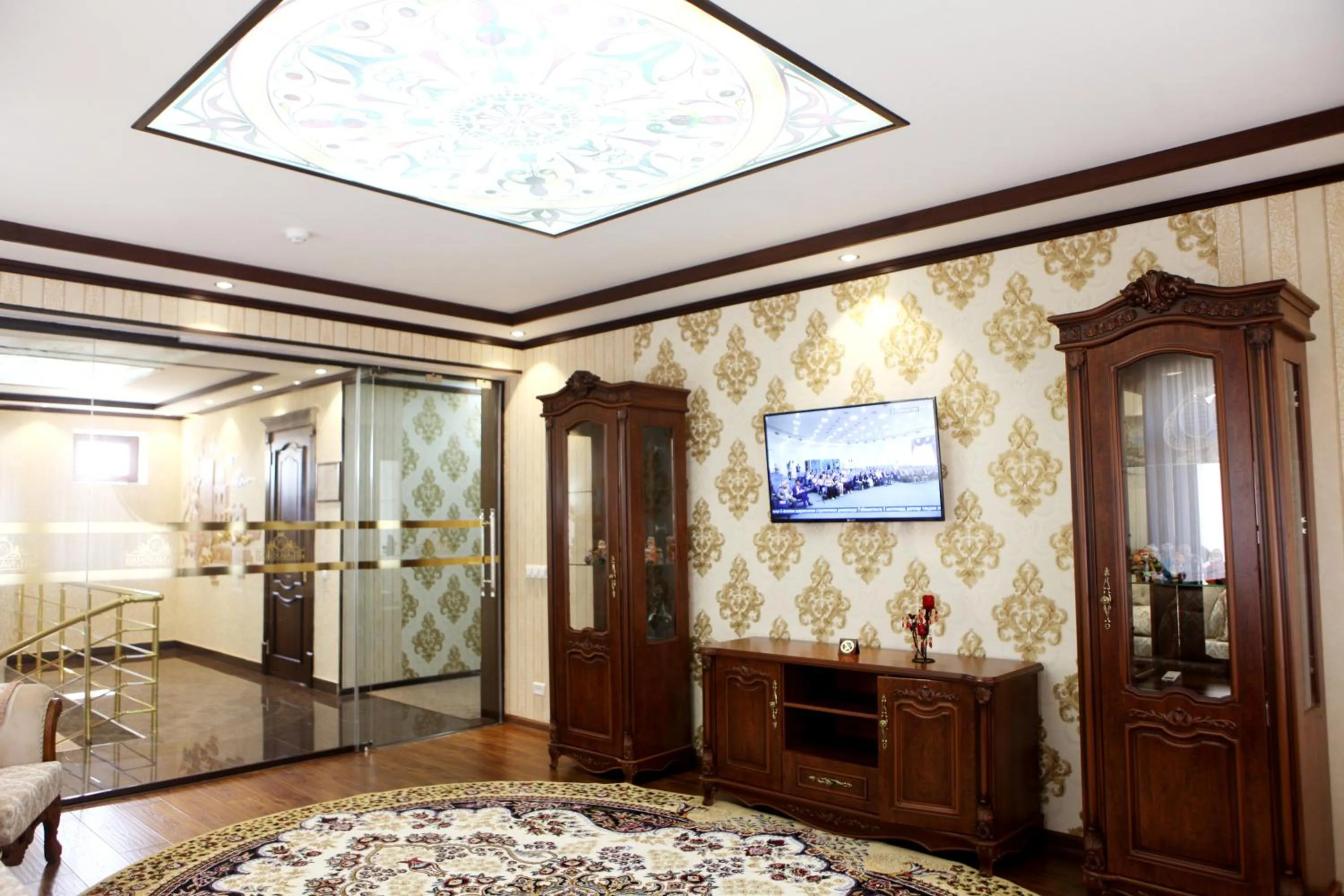 Bed in Hotel Naxshab