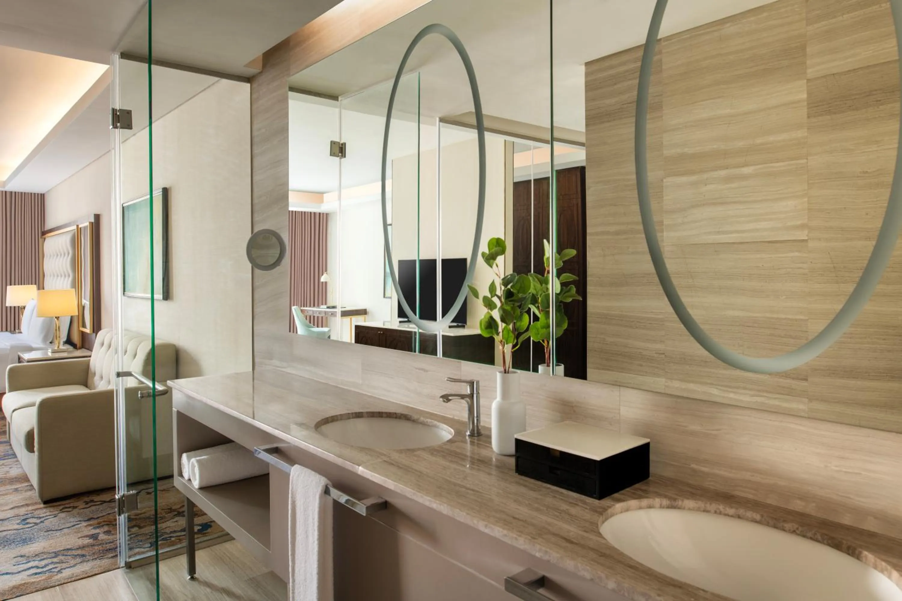 Bathroom in Dusit Doha Hotel