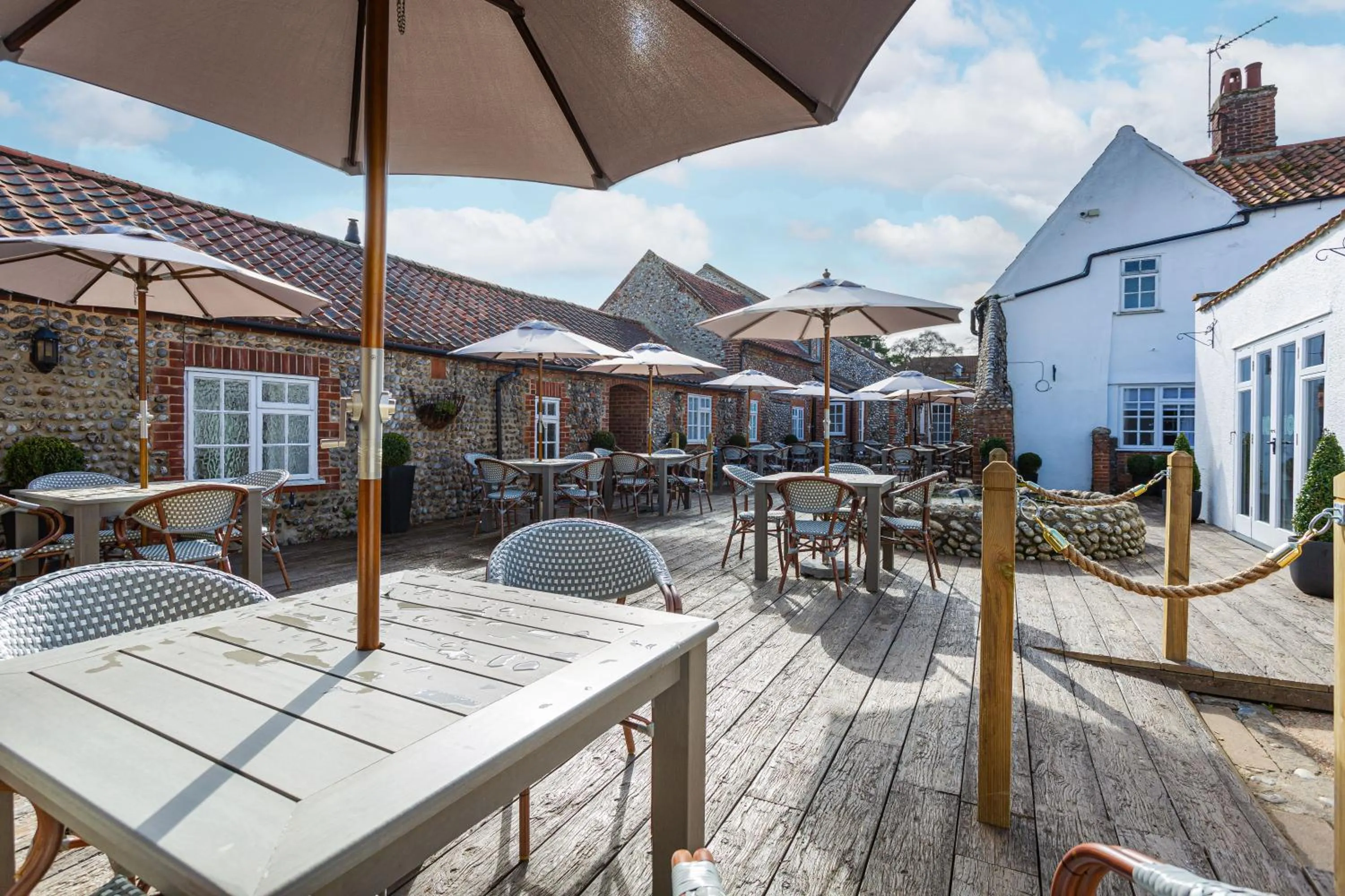 Balcony/Terrace in The Manor Coastal Hotel & Inn, Blakeney - The Coaching Inn Group