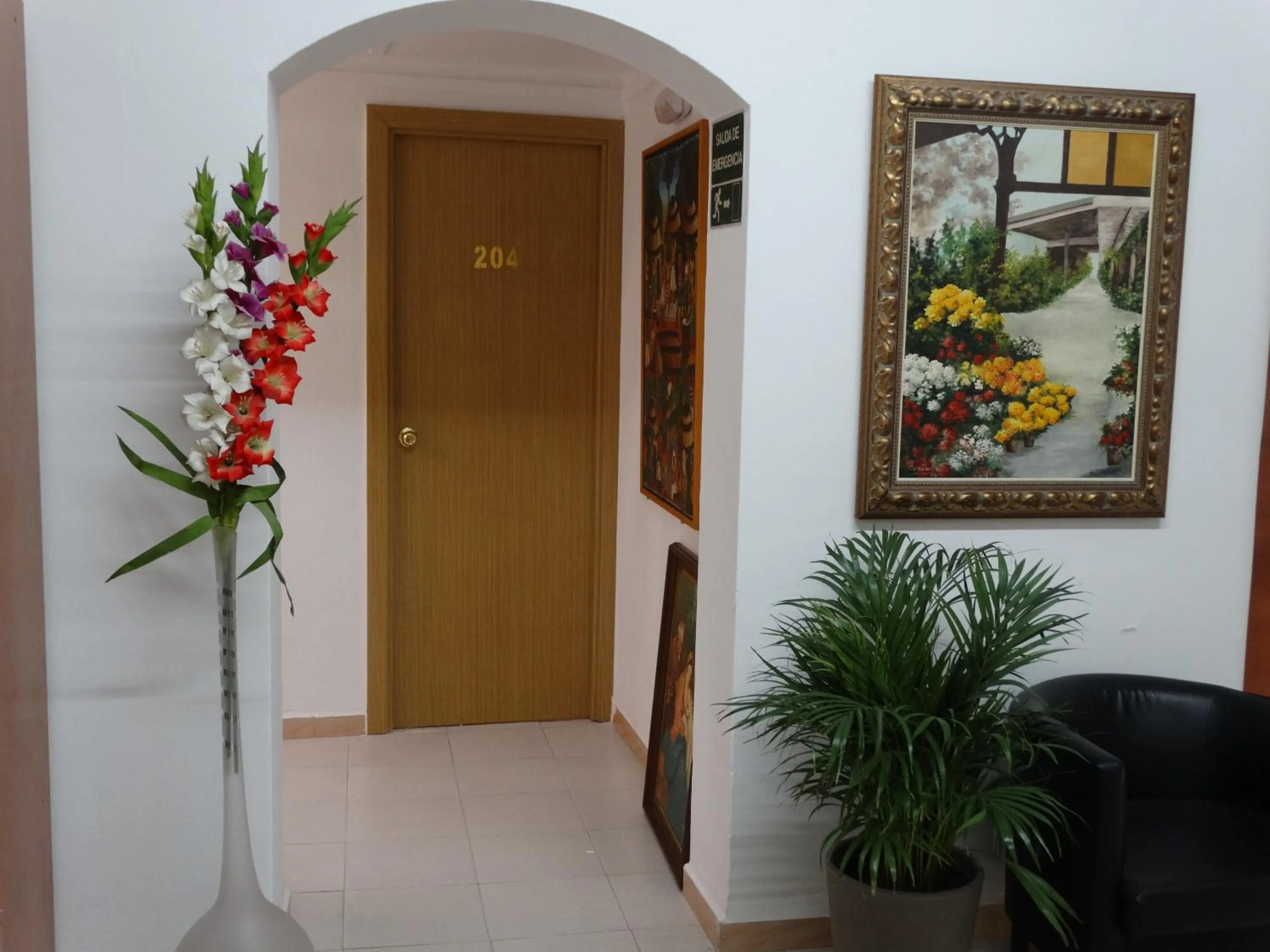 Decorative detail in Hostal Mont Thabor