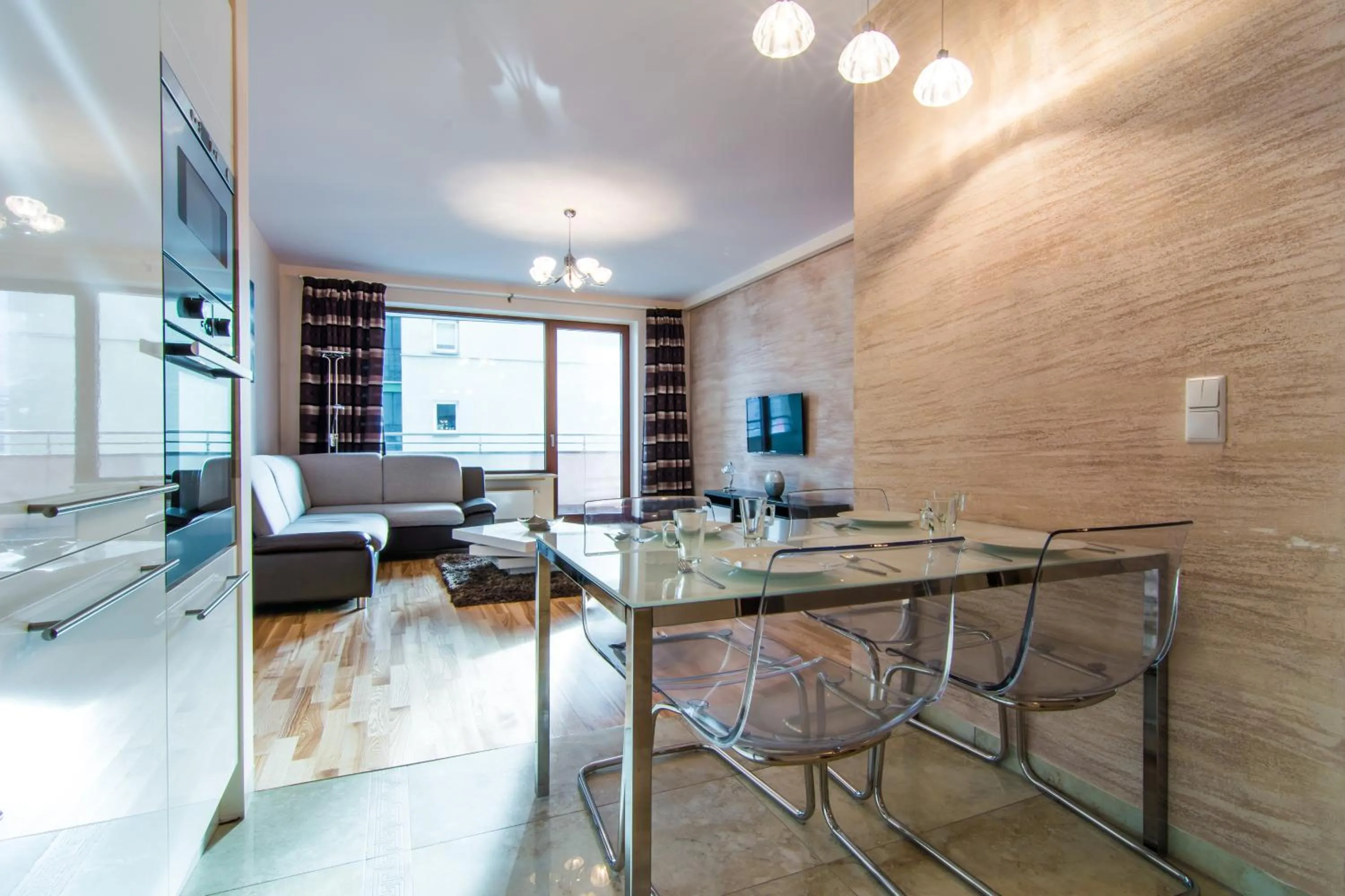 Kitchen or kitchenette in EXCLUSIVE Aparthotel