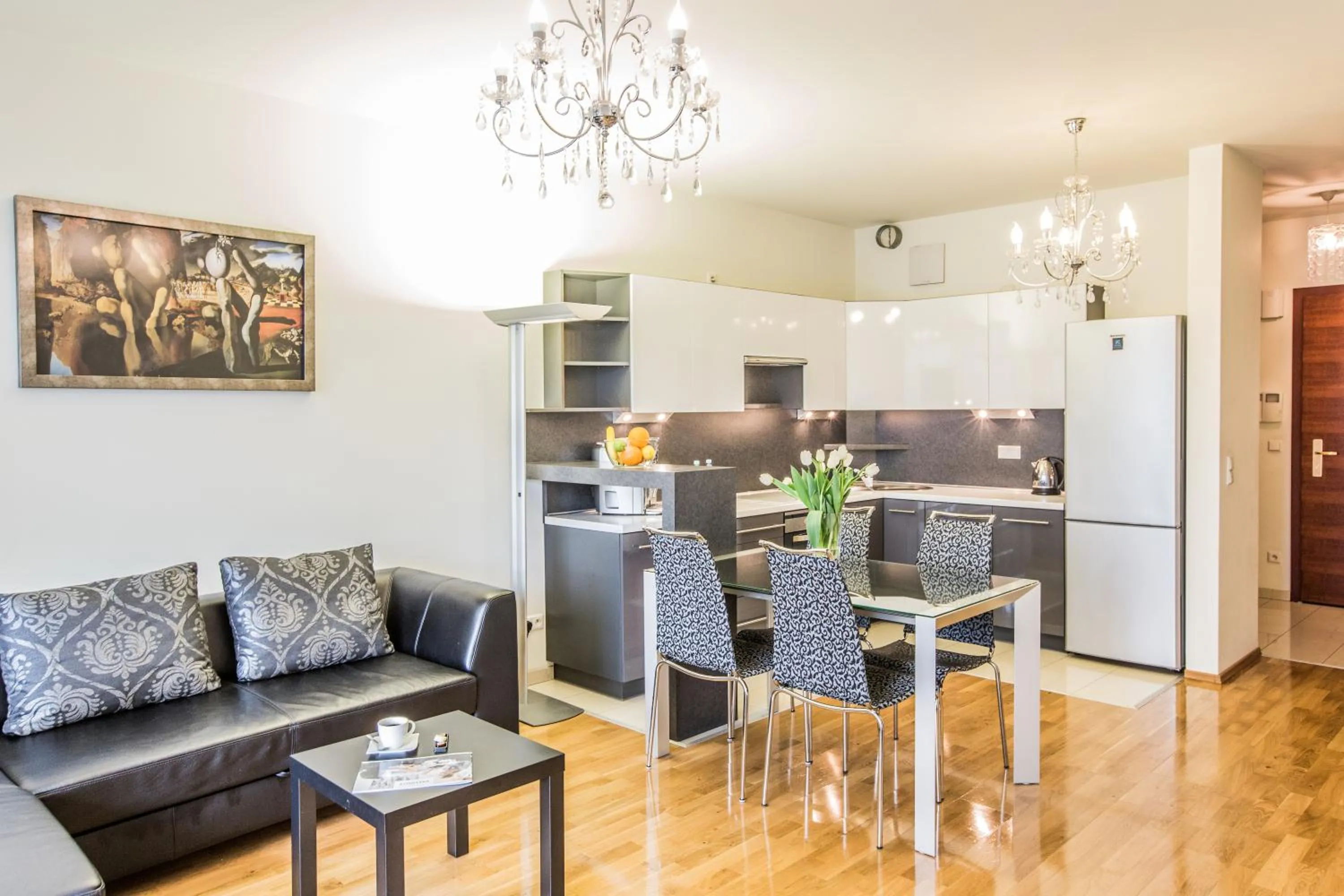 Kitchen or kitchenette in EXCLUSIVE Aparthotel