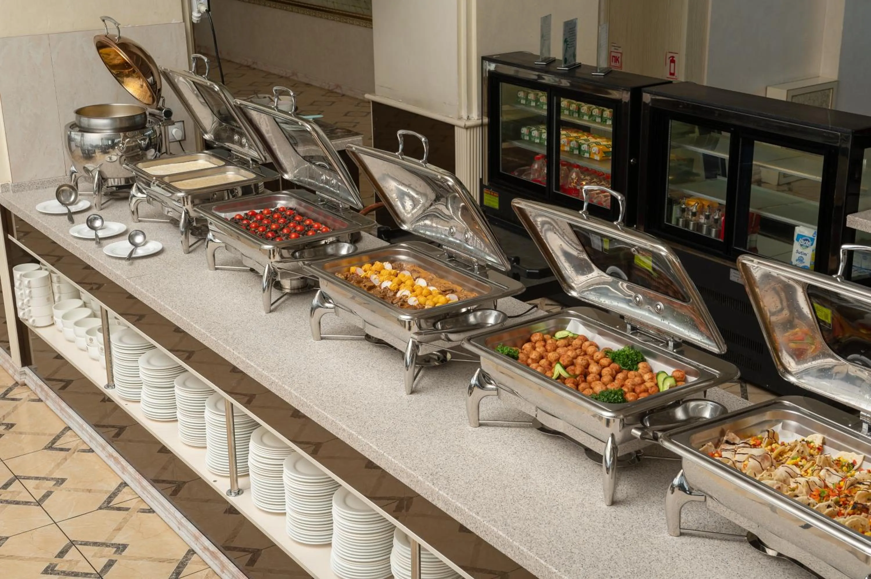 Buffet breakfast in Daniel Hill Hotel