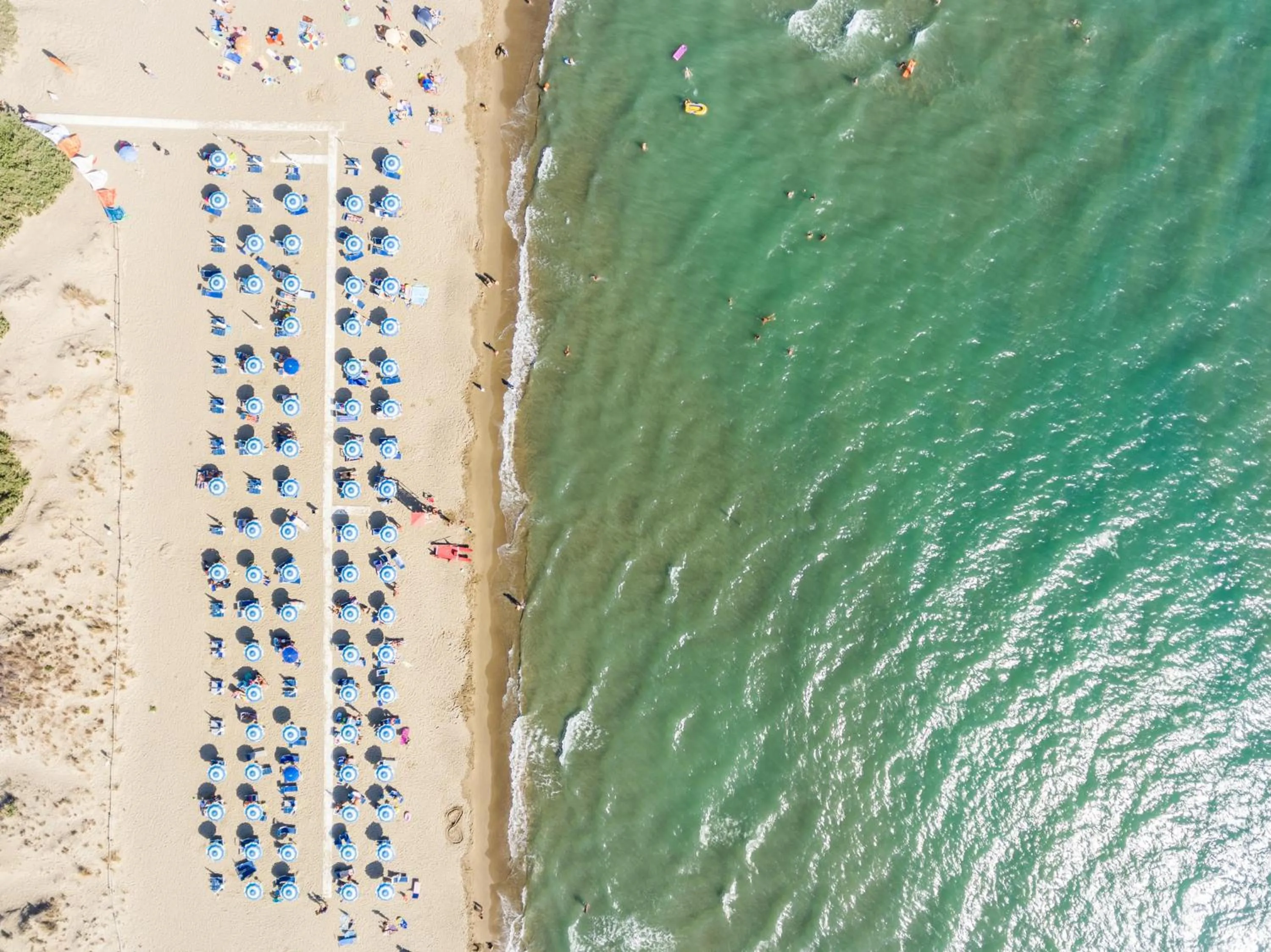 Bird's eye view in Gitavillage Le Marze