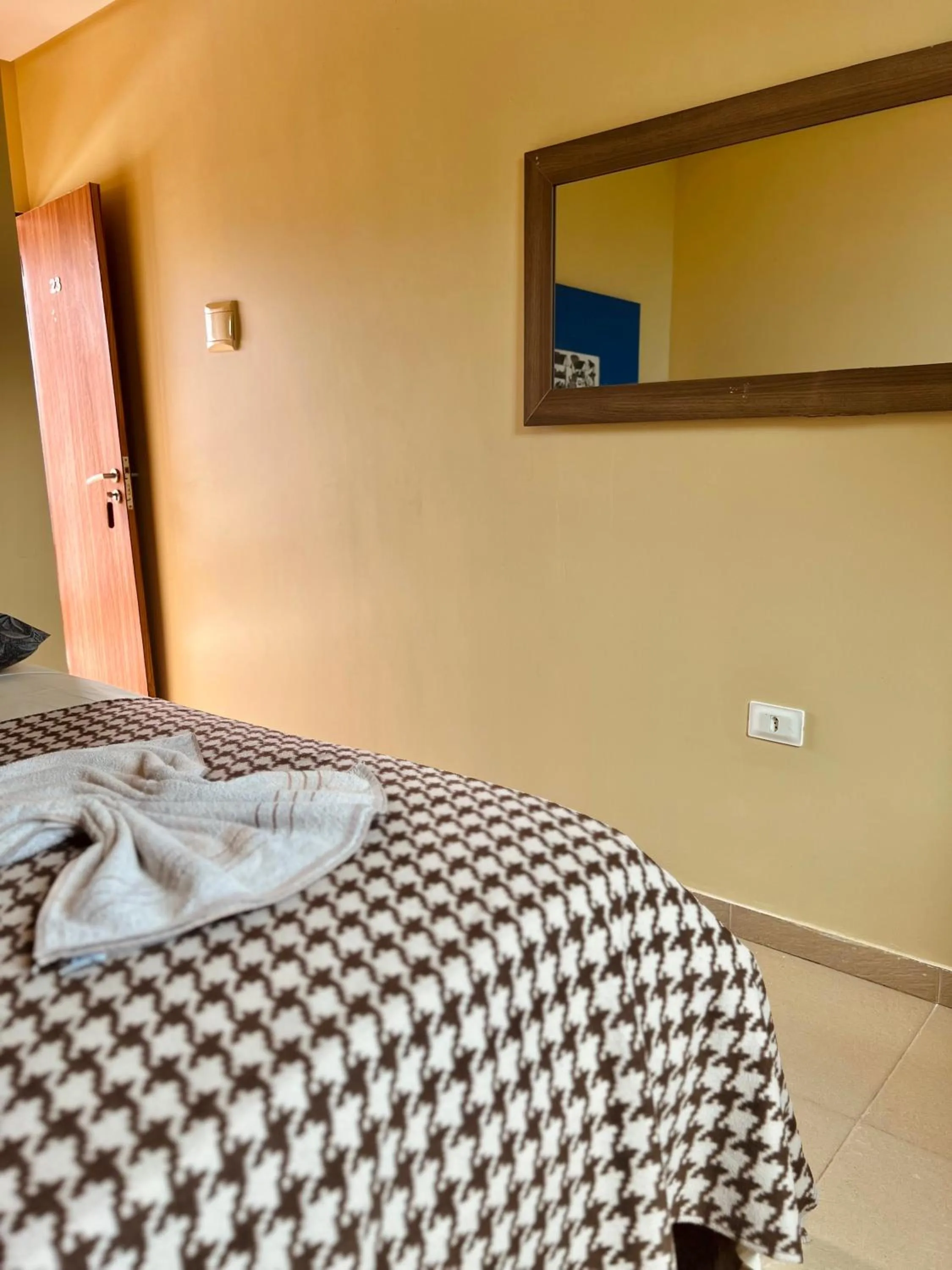 Bed in Pousada Costa Tropical