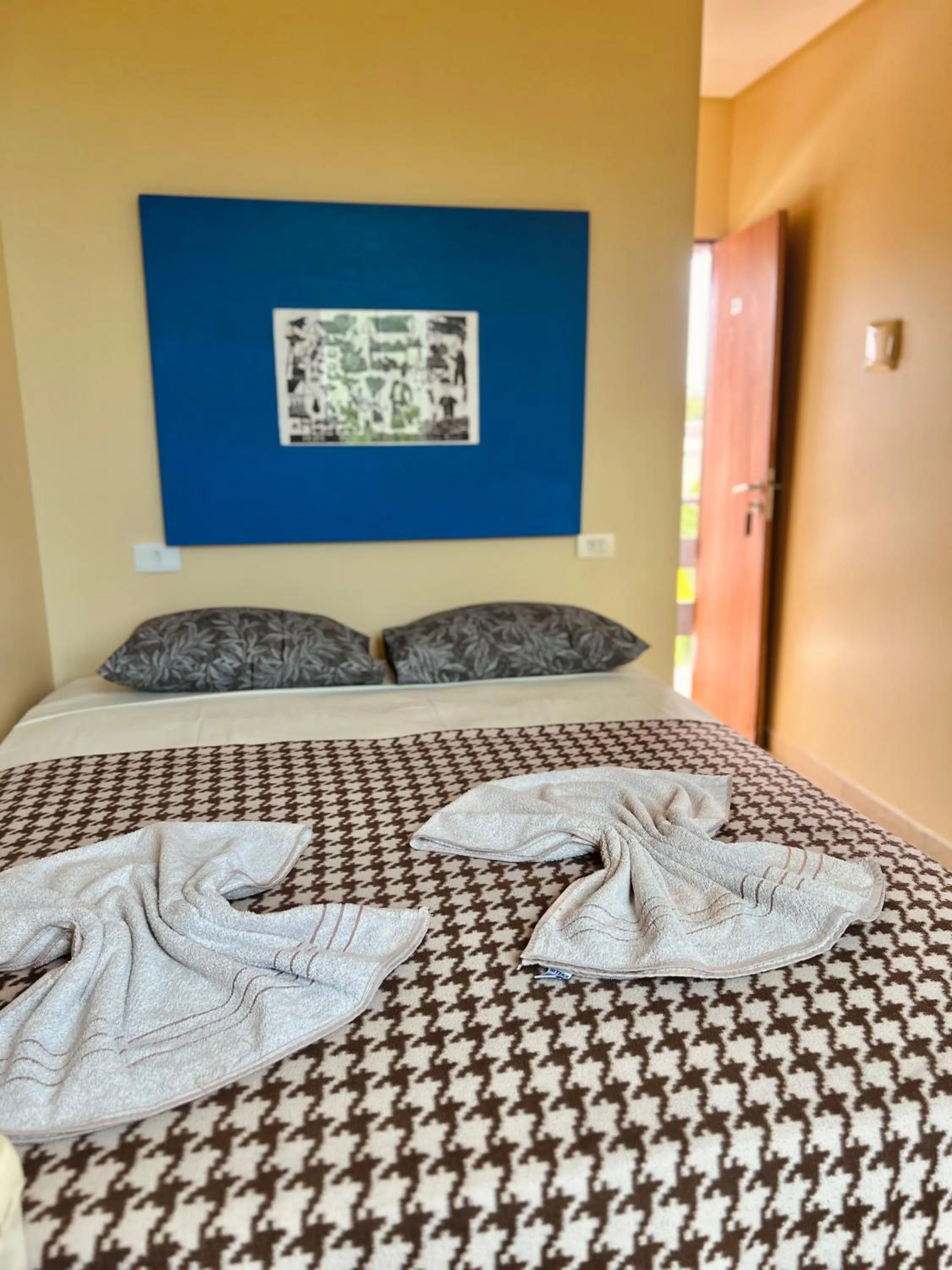 Bed in Pousada Costa Tropical