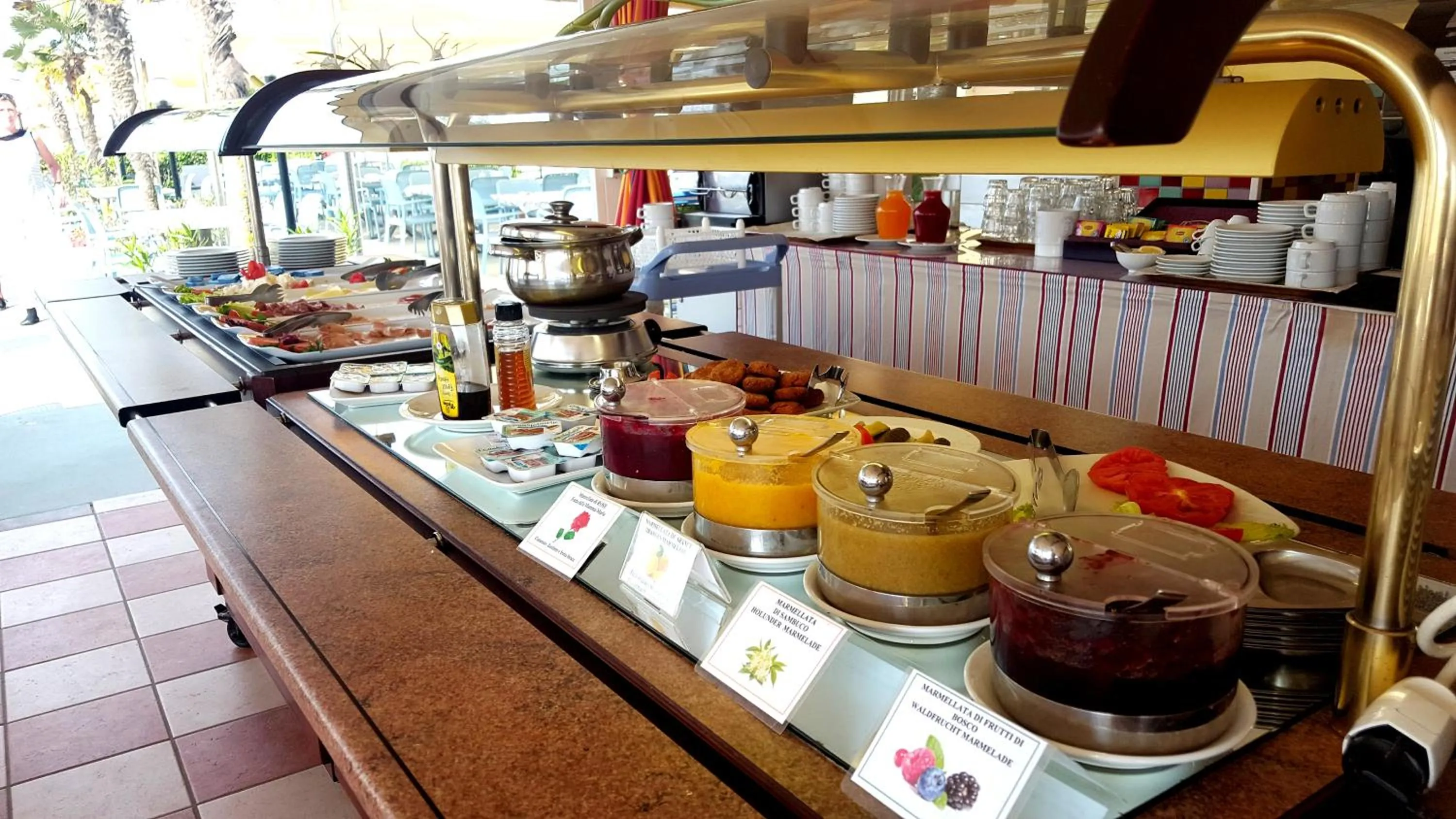 Food close-up in Hotel Righetto Fronte Mare