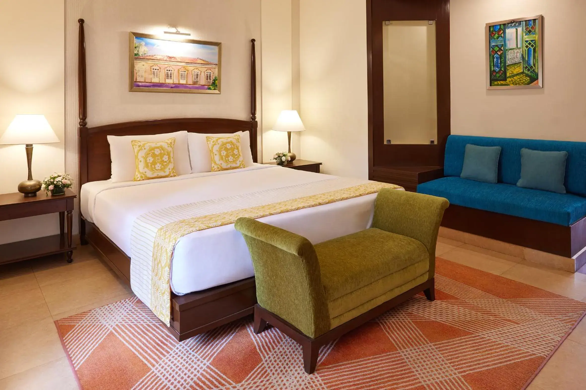 Deluxe King Room with Balcony - Beer on arrival , Shuttle to nearest beach, 20% off on F&B in La Estoria, Goa - IHCL SeleQtions Deluxe King Room with Balcony - Beer on arrival , Shuttle to nearest beach, 20% off on F&B in La Estoria, Goa - IHCL SeleQtions