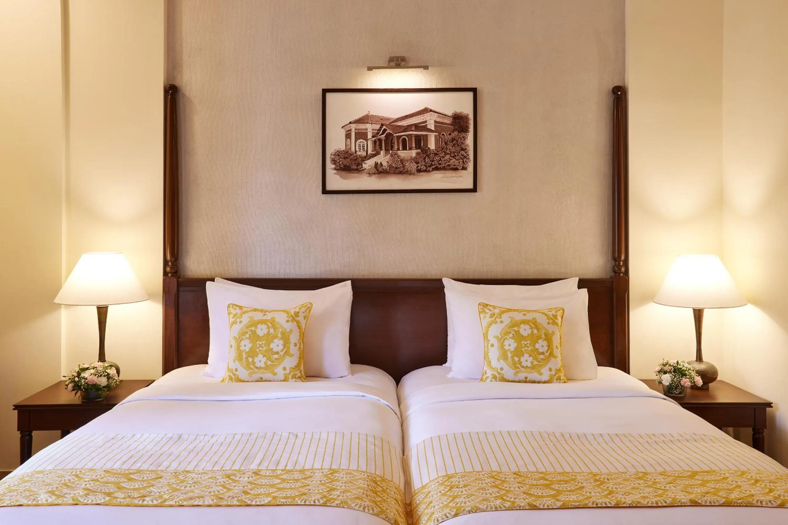 Bedroom, Bed in La Estoria, Goa - IHCL SeleQtions