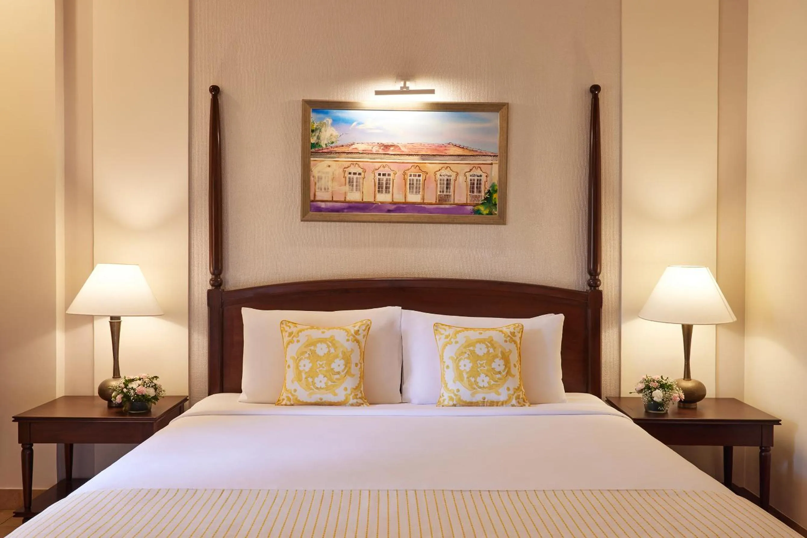 Bedroom, Bed in La Estoria, Goa - IHCL SeleQtions