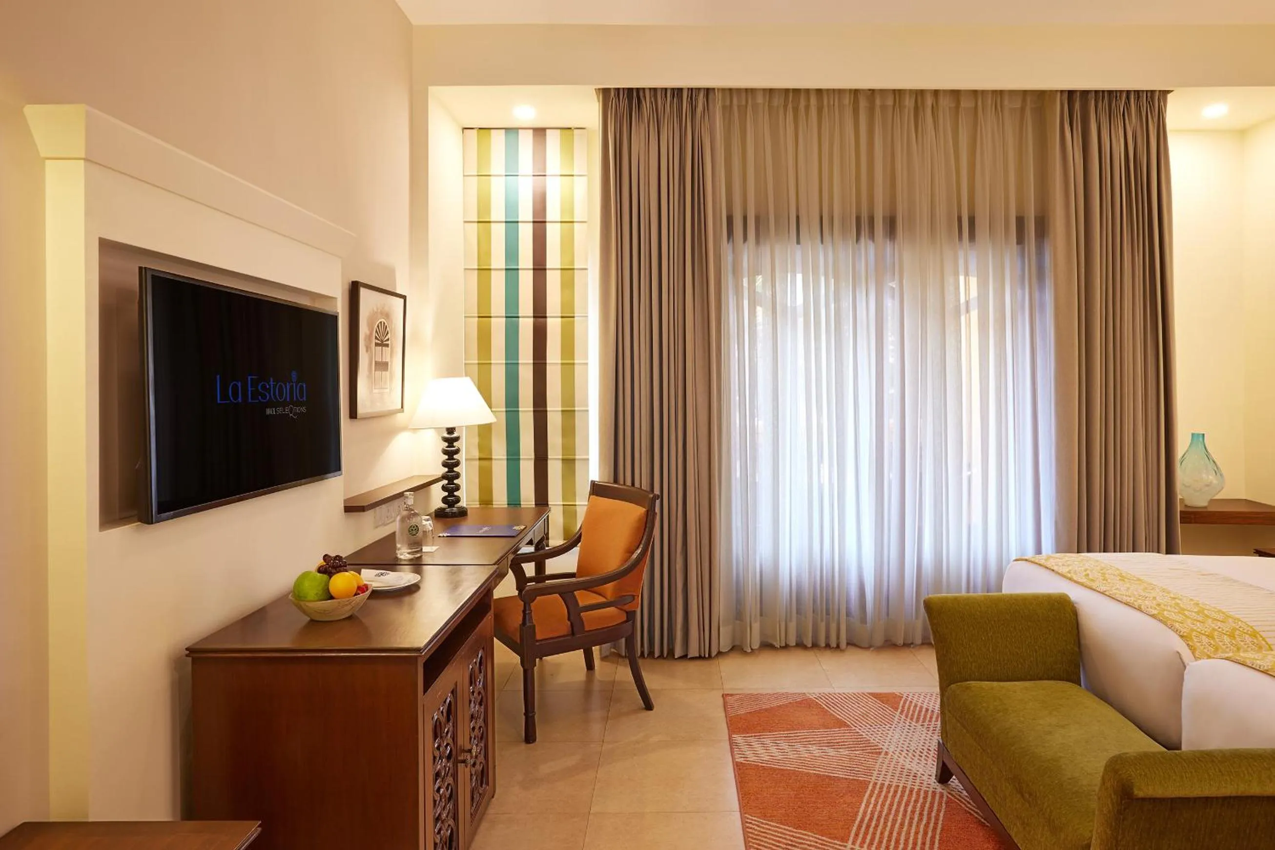 Bedroom, Bed in La Estoria, Goa - IHCL SeleQtions