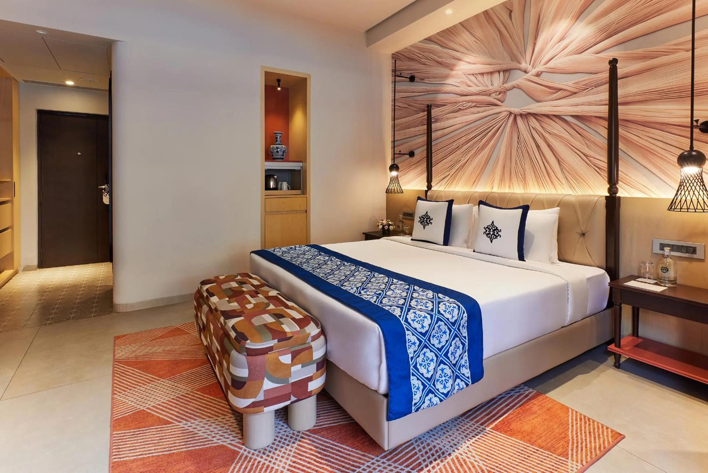 Bedroom, Bed in La Estoria, Goa - IHCL SeleQtions