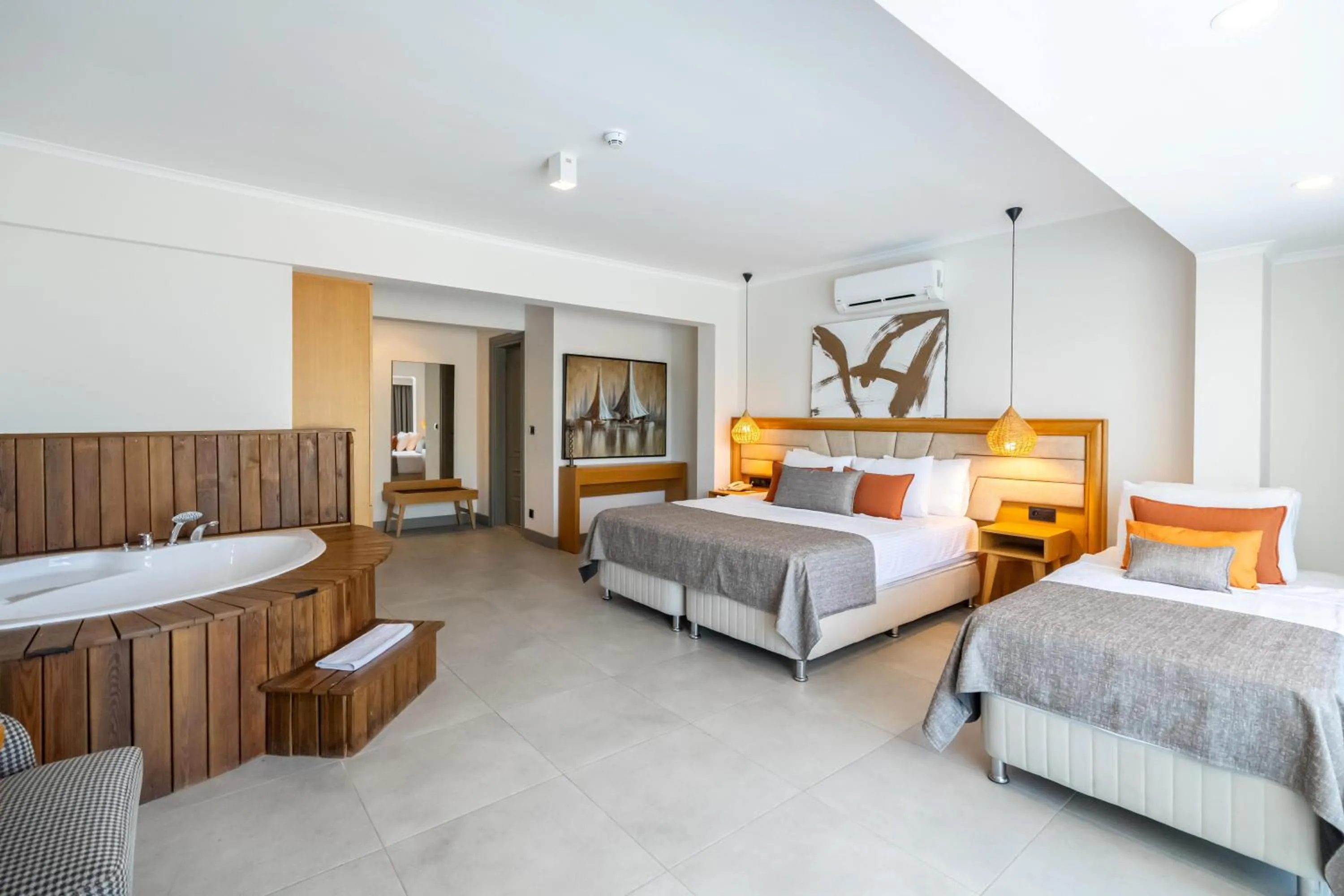 Bedroom in Yalıpark Beach Hotel