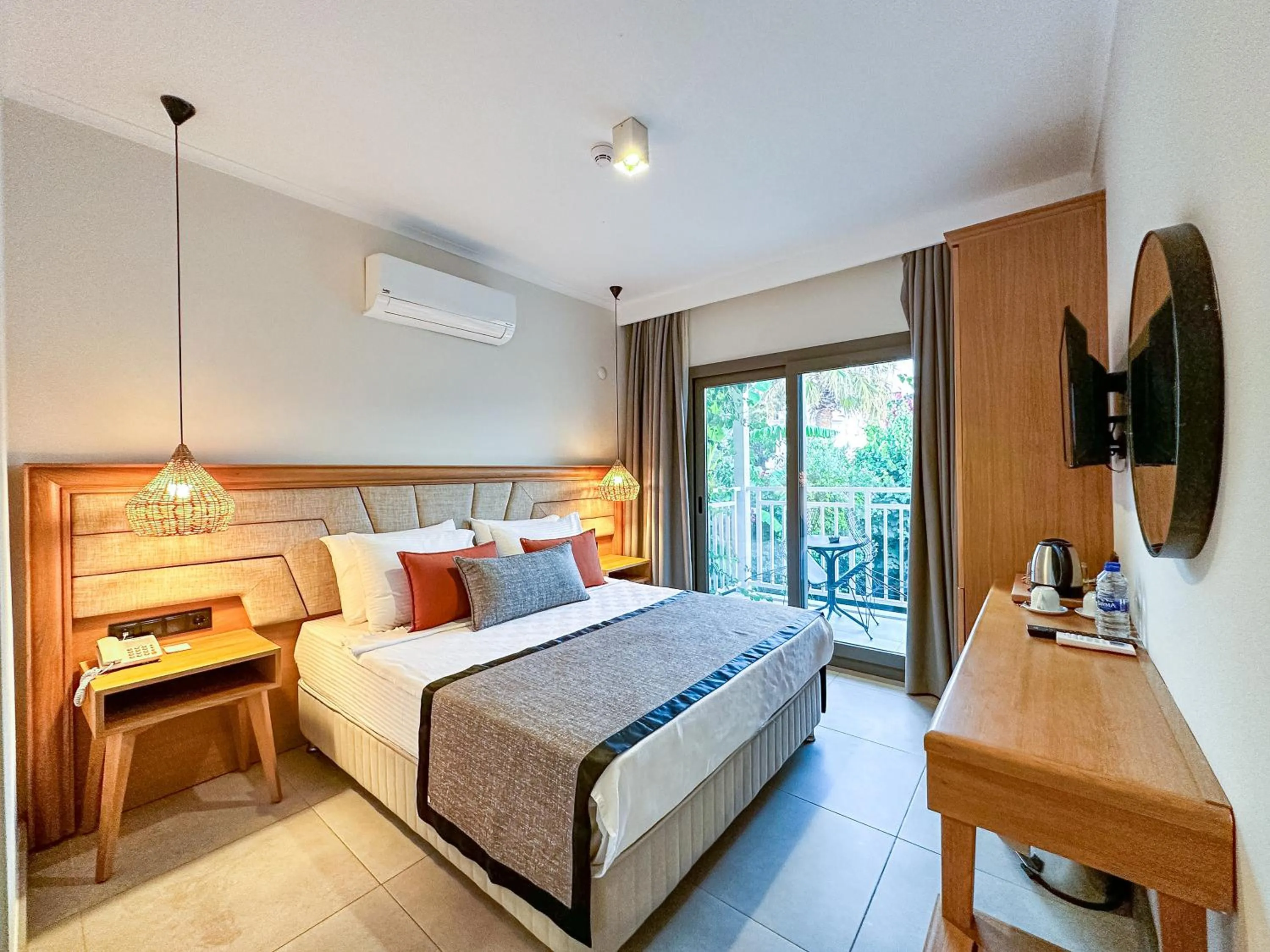 Bed in Yalıpark Beach Hotel