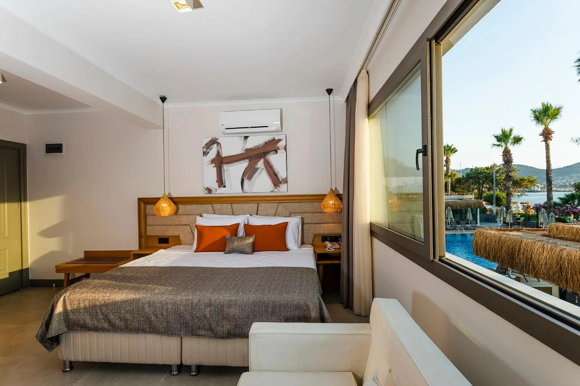 Bedroom in Yalıpark Beach Hotel