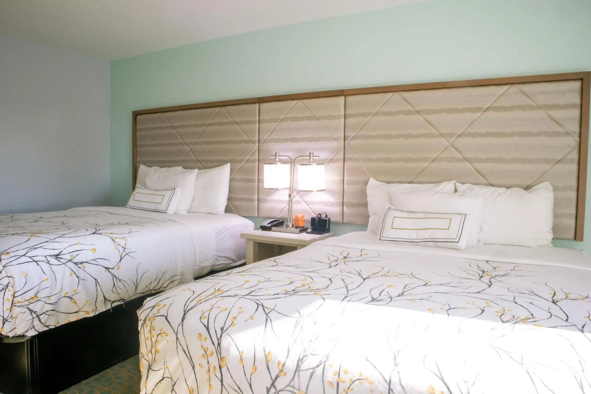 Bed in NEW 2026-Ocean Sands Beach Boutique Inn-Sauna and Salt-Mineral Pool -Free Beach Bikes and Famous Beach- Fresh Baked Cookies and Popcorn - Bathrobes and Sunscreen in all rooms-Ultra Sparkling-Free Laundry- 4 Grand Black Beds-Call NOW & Save-1-252-AHA-SAND