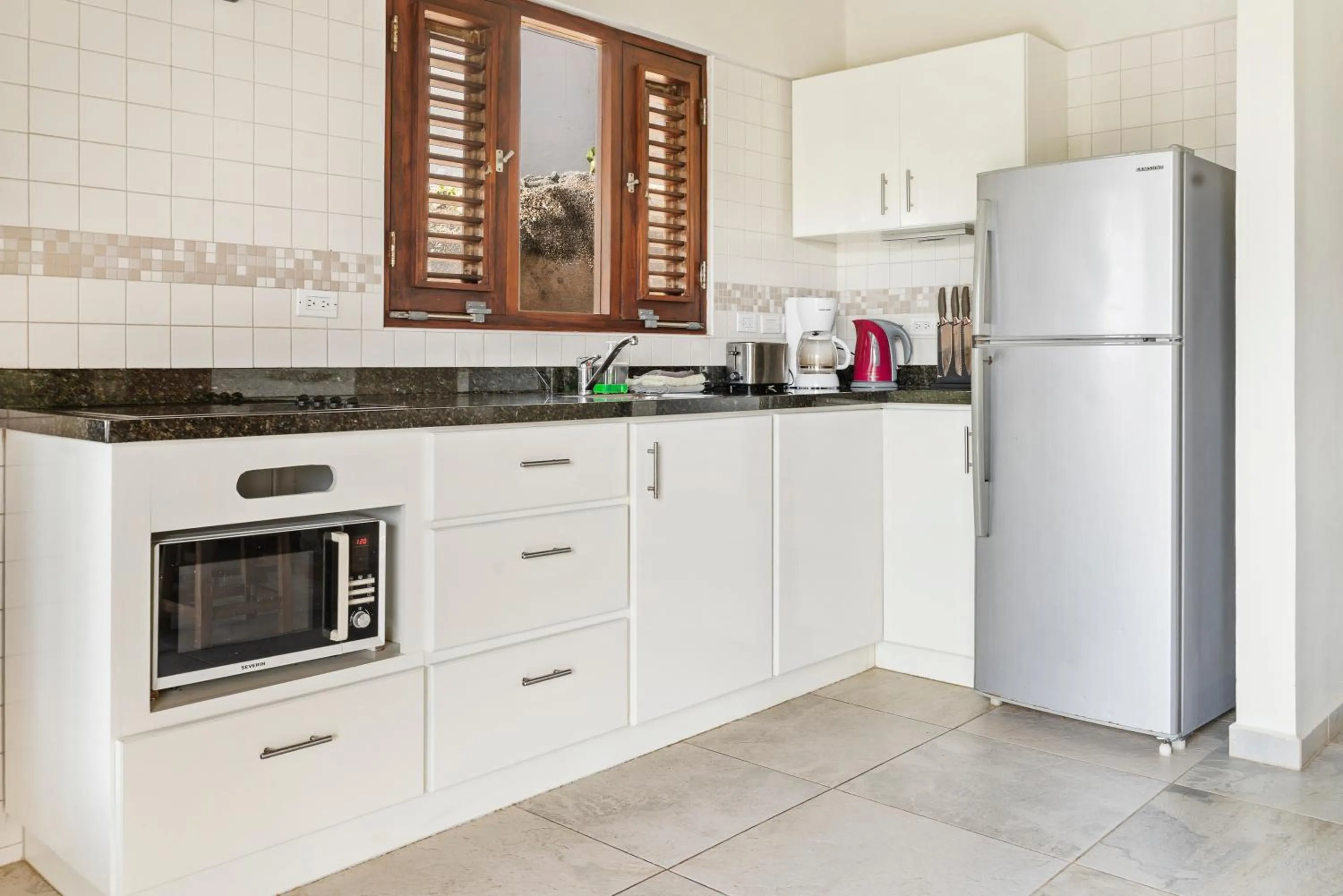 Kitchen or kitchenette in Bandabou Breeze Curacao