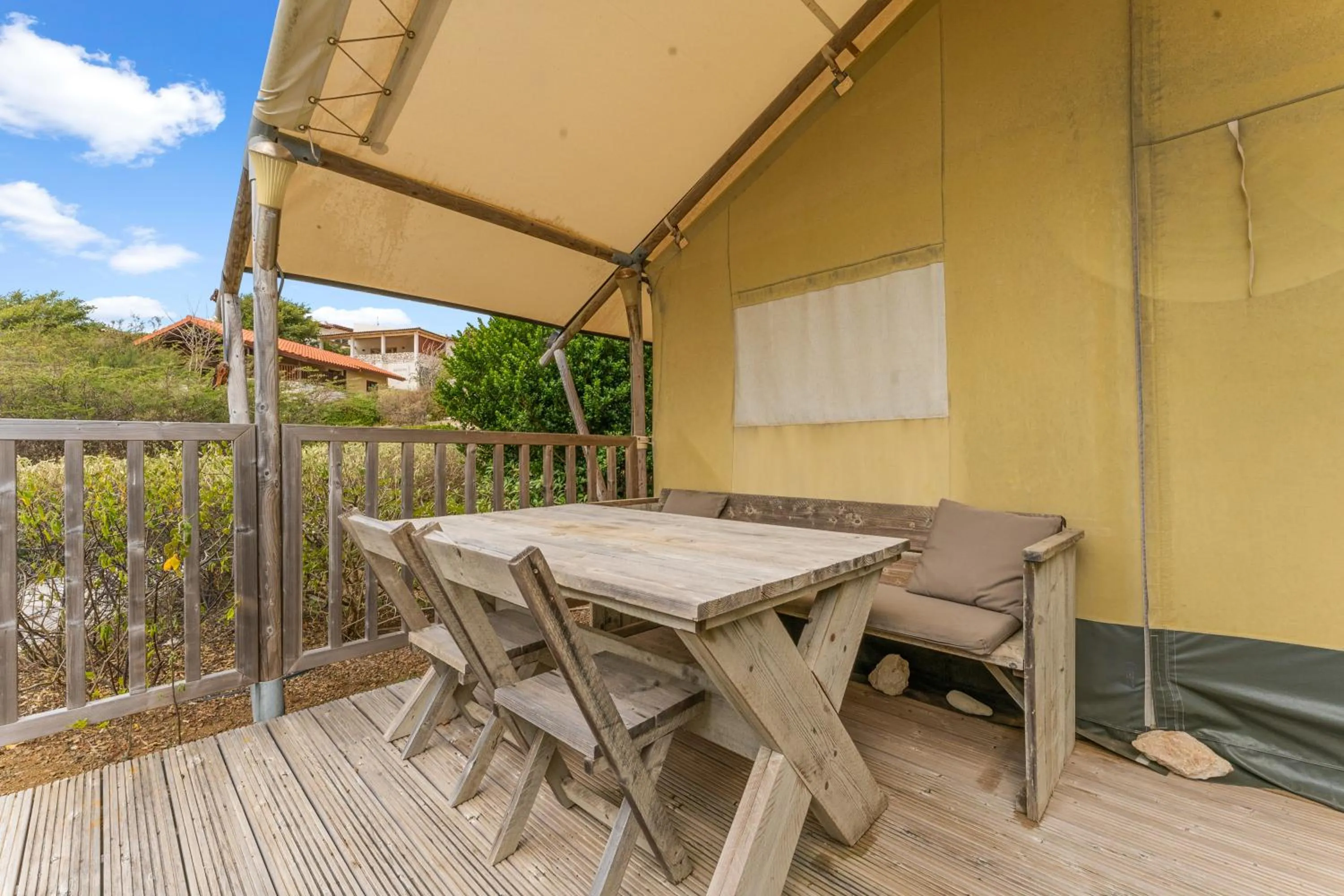 Patio in Bandabou Breeze Curacao