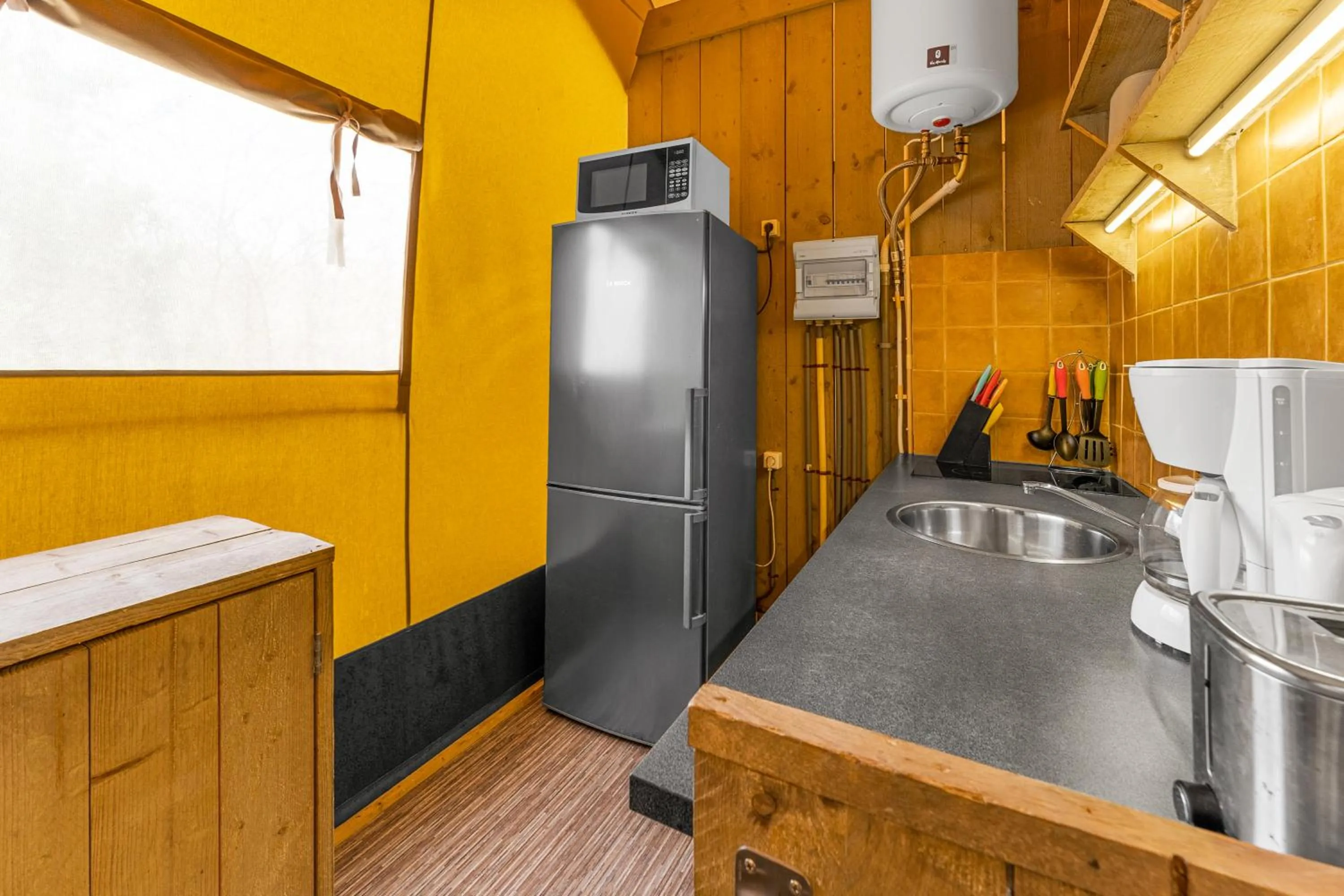 Kitchen or kitchenette in Bandabou Breeze Curacao