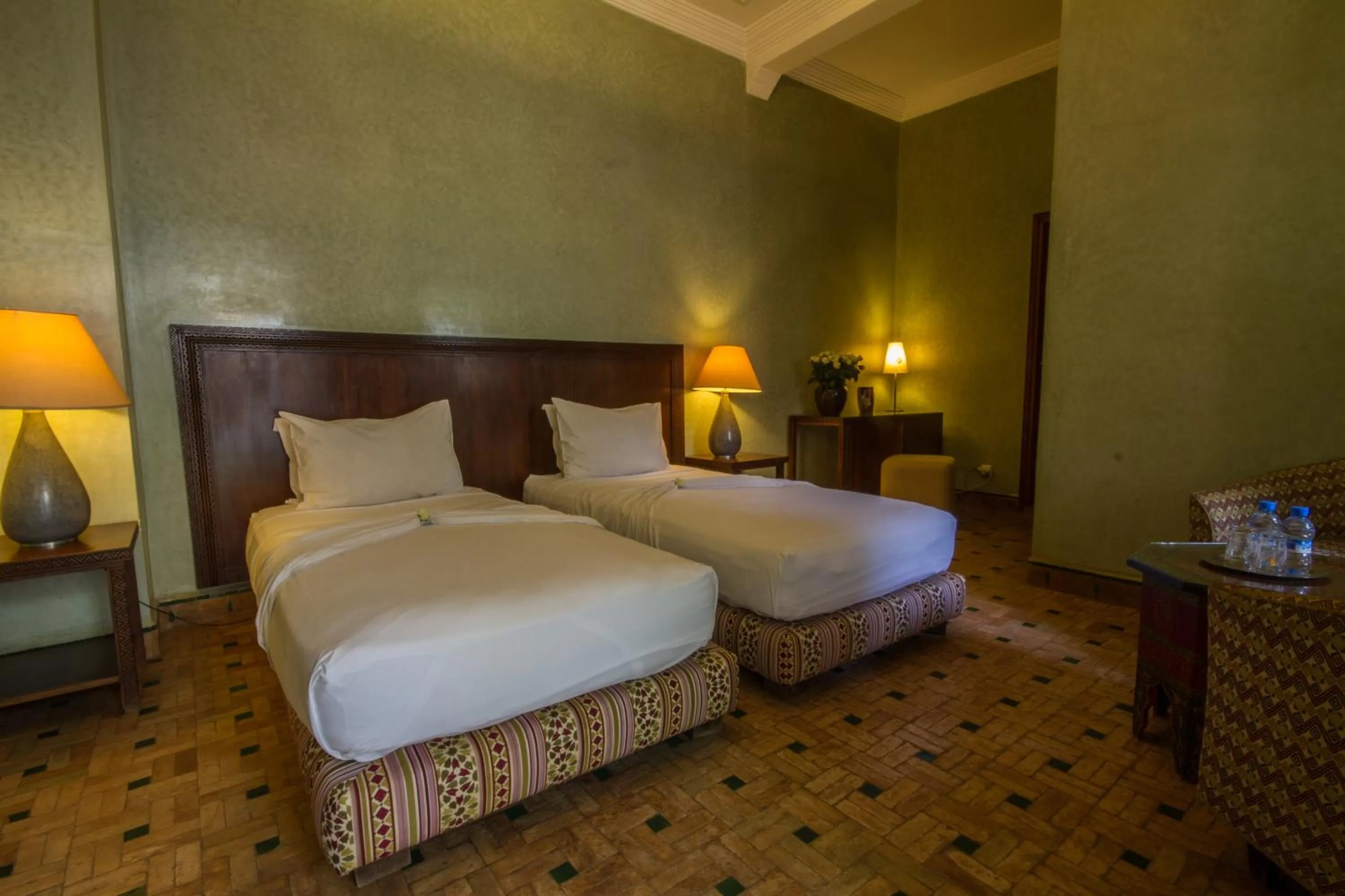 Bed in Riad Les Bougainvilliers