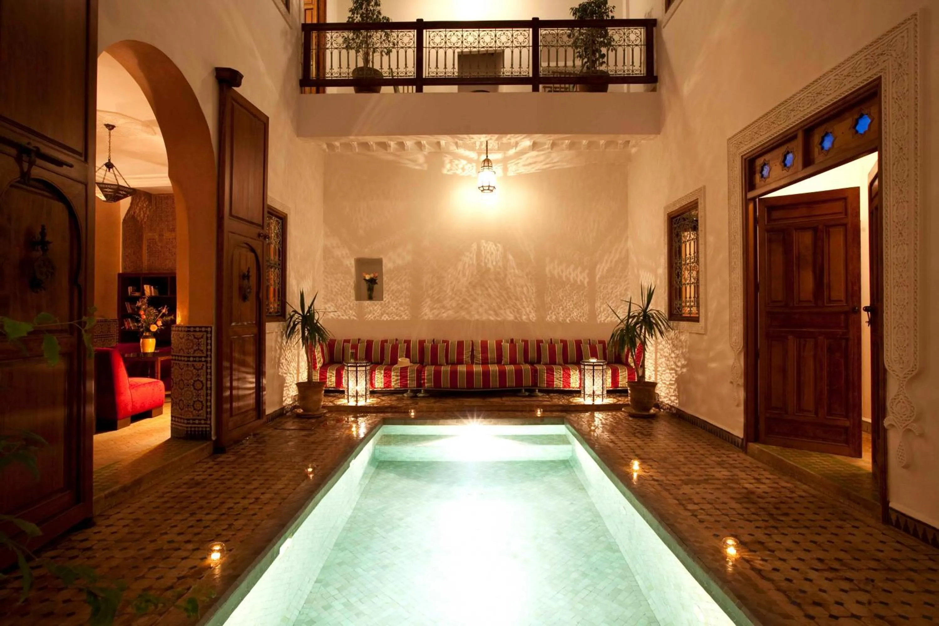Swimming pool in Riad Les Bougainvilliers