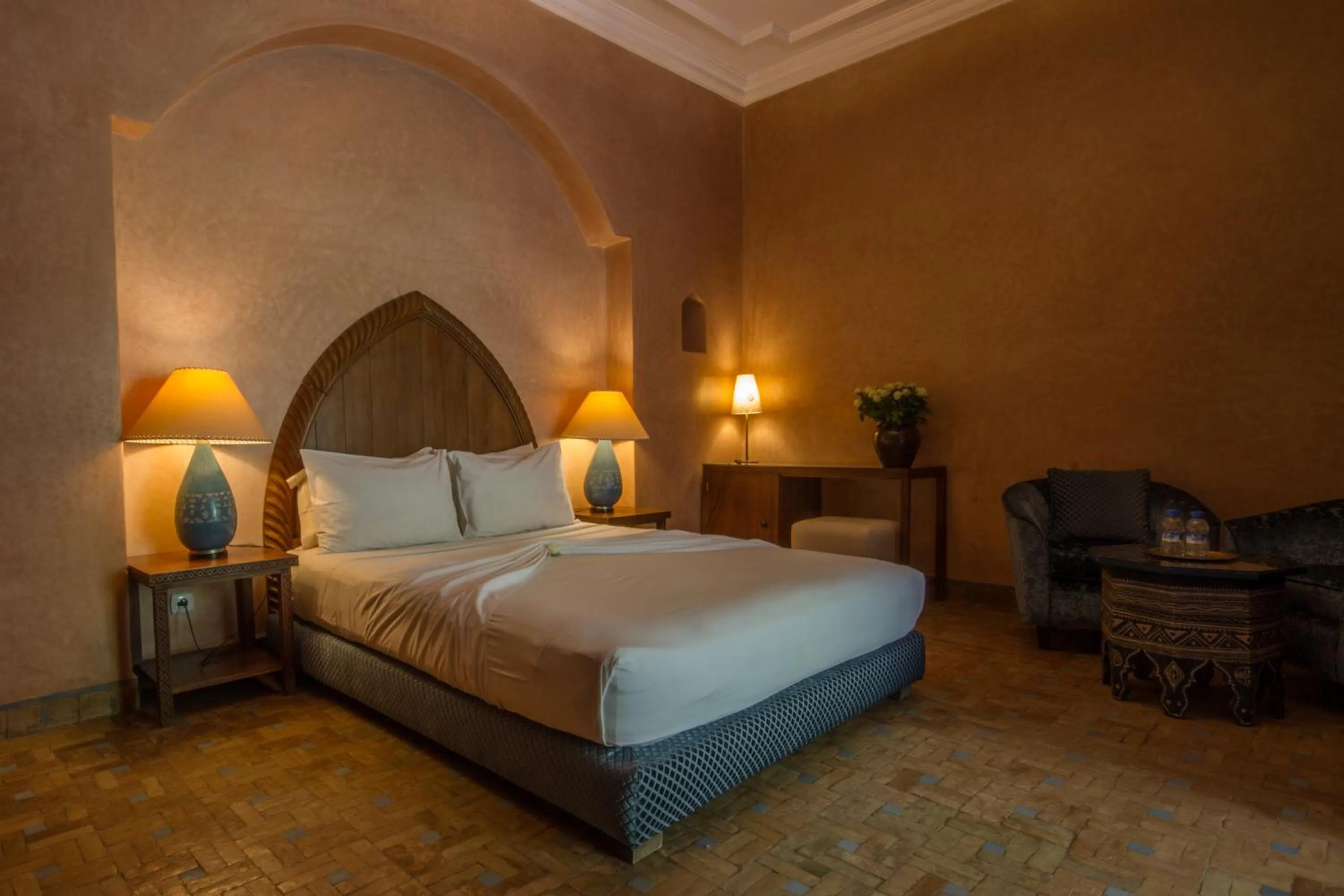 Bed in Riad Les Bougainvilliers