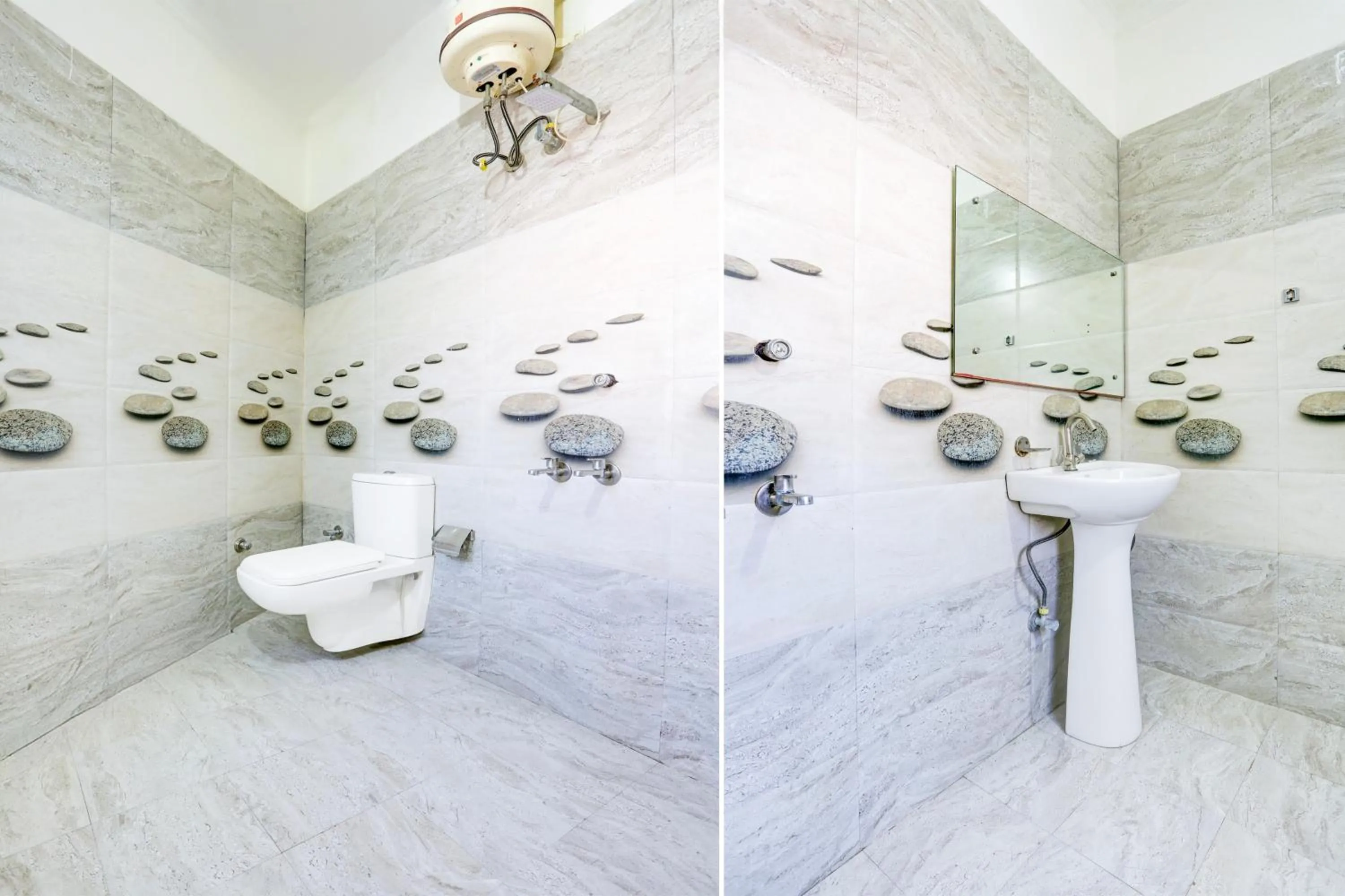 Bathroom in Super Hotel O Chandigarh Highway Near Prabhat Road