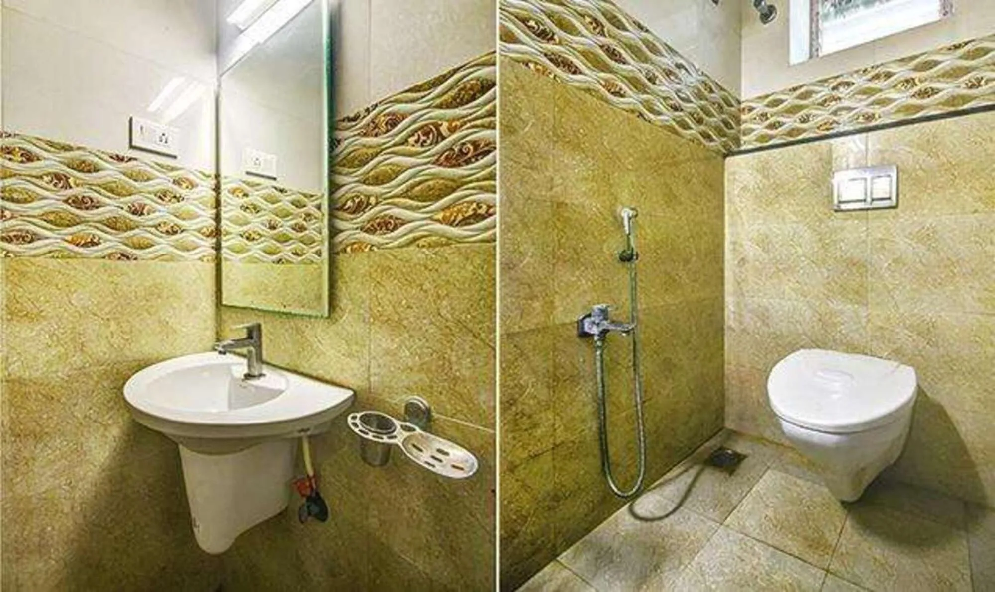 Bathroom in Fabhotel Chennai Palace - Nr Chennai Beach Railway Station