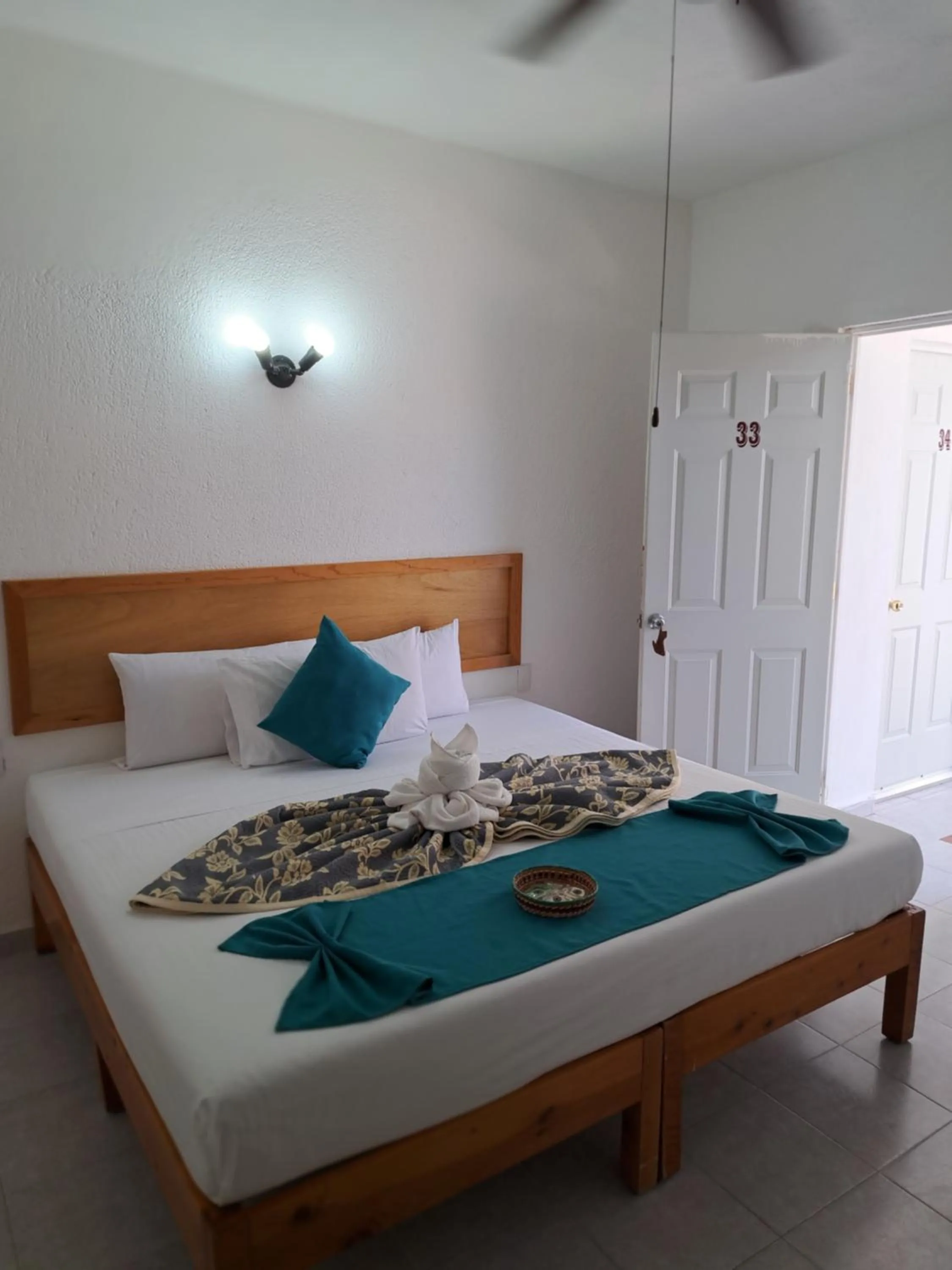 Bed in Hotel Quinta Paraiso