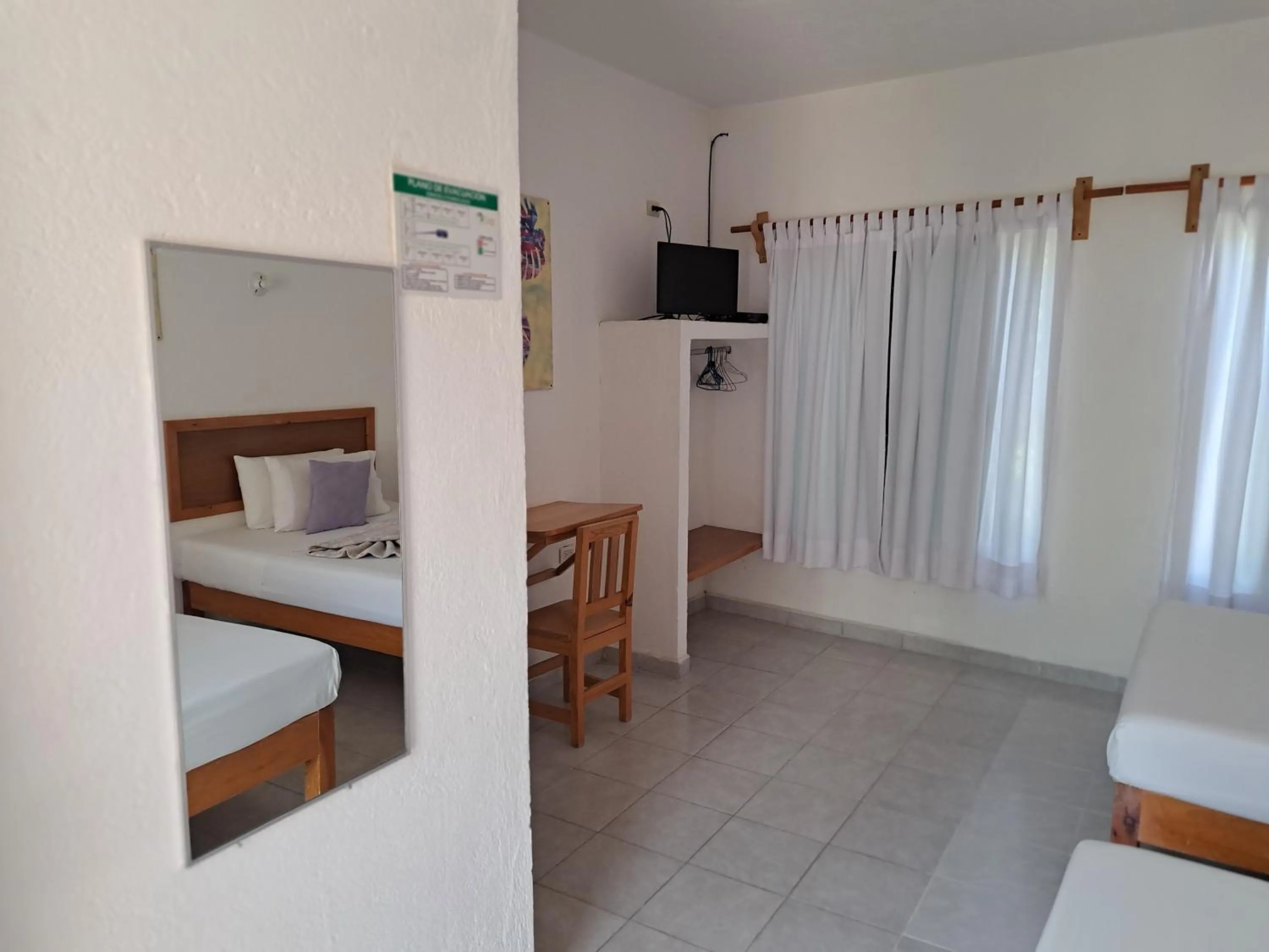 Bed in Hotel Quinta Paraiso