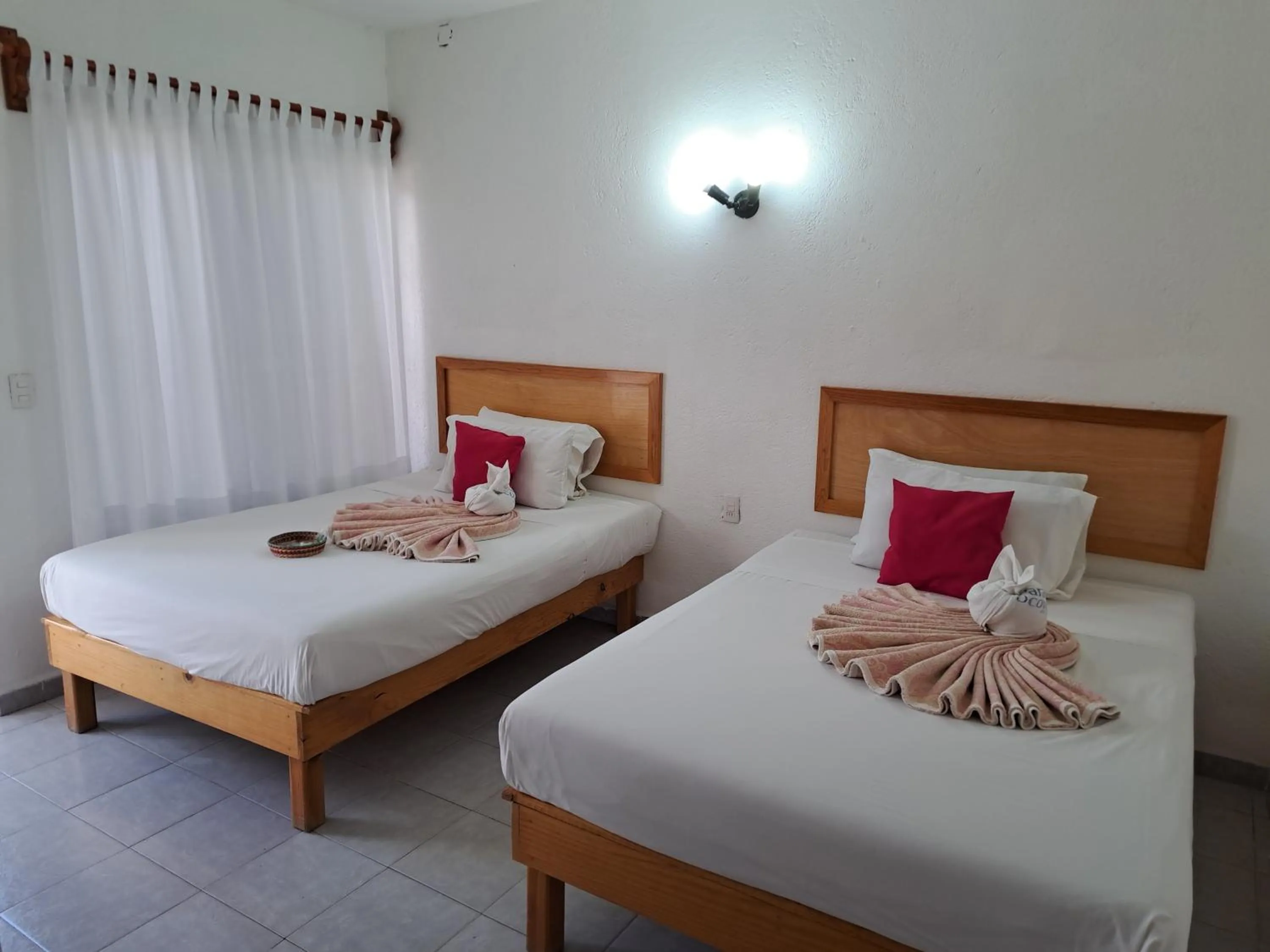 Bed in Hotel Quinta Paraiso