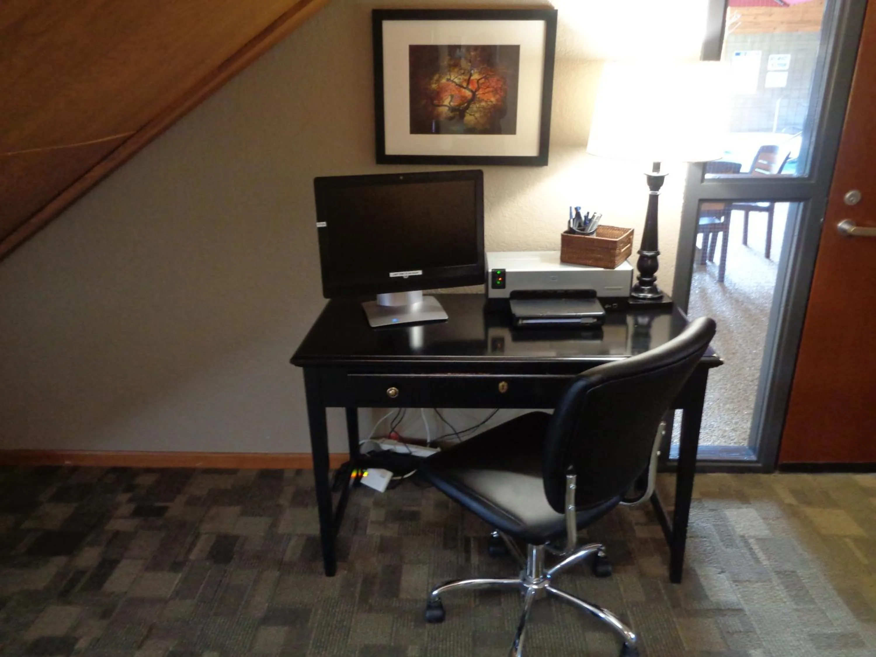 Lobby or reception in AmericInn by Wyndham Grand Rapids