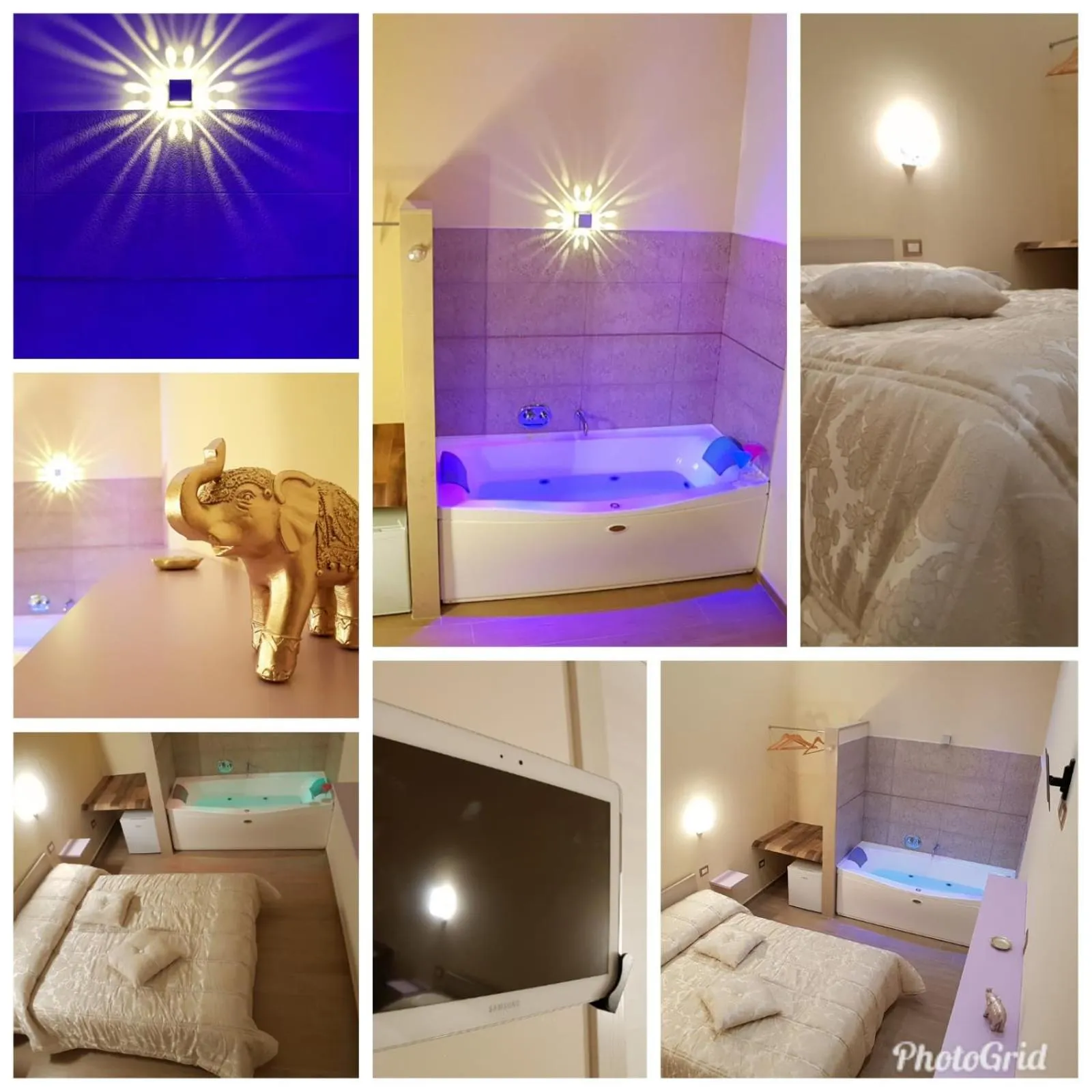 Photo of the whole room, Bed in ManfredoniaJacuzzi