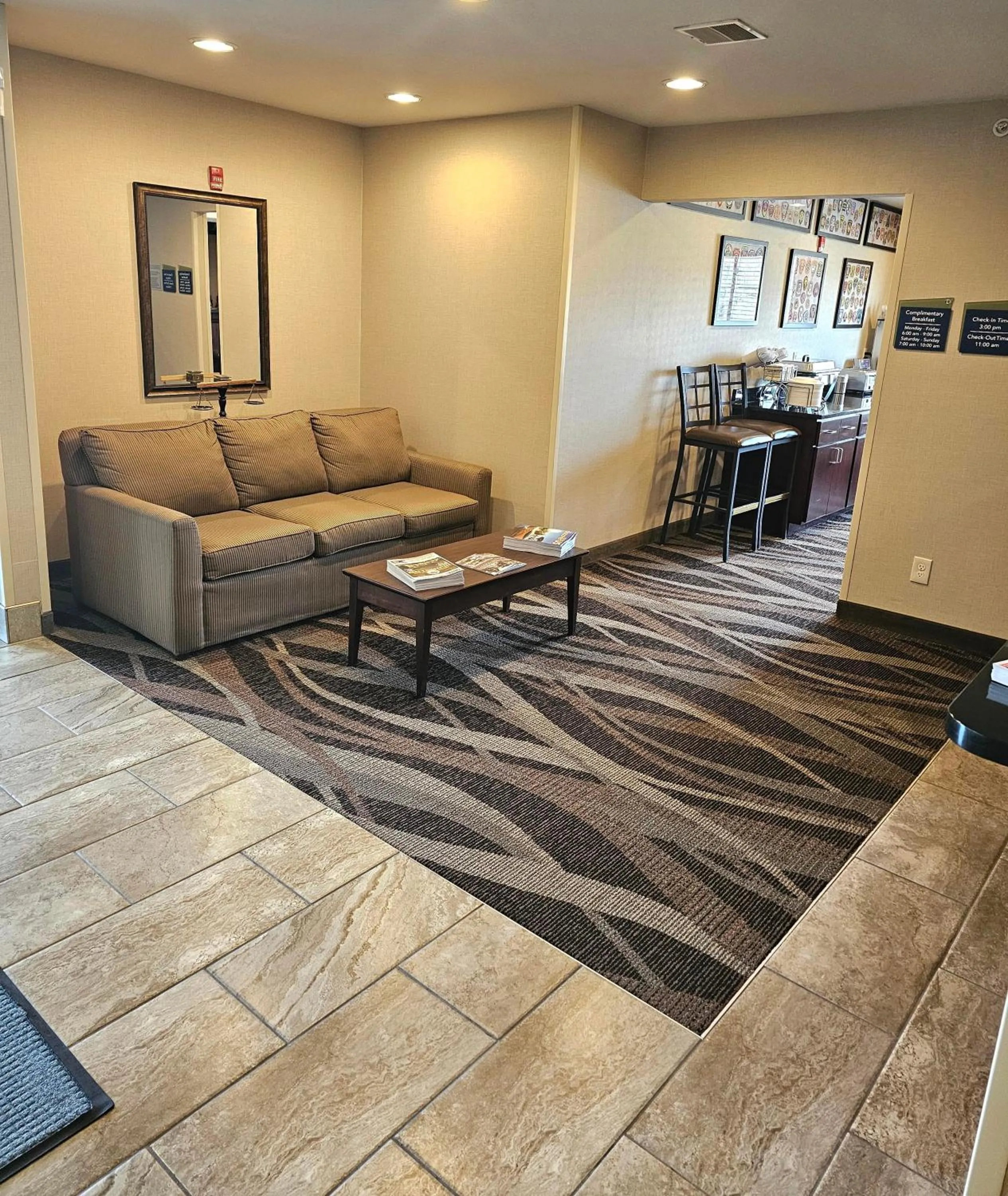 Lobby or reception in Cobblestone Inn & Suites - Clintonville