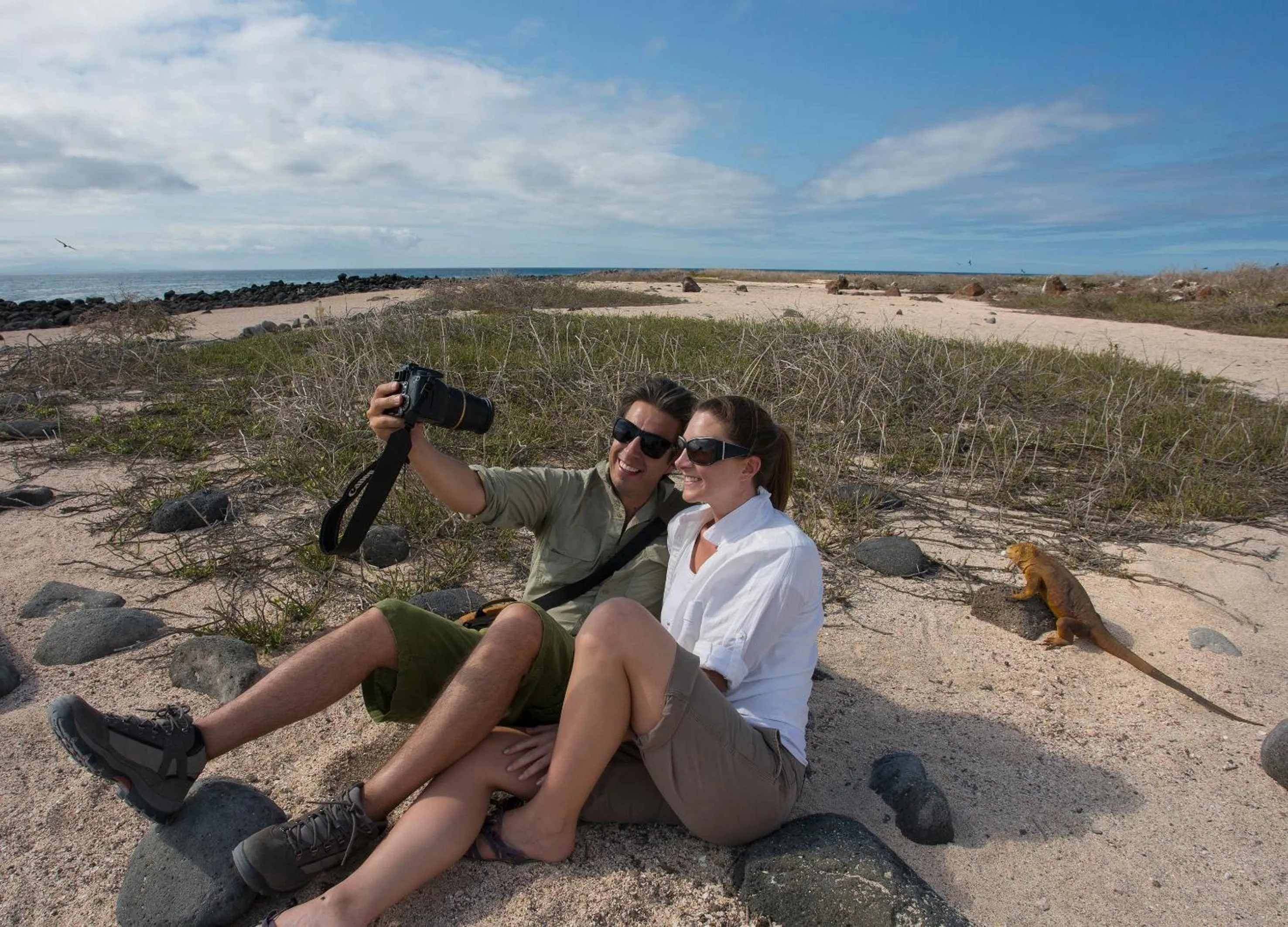 People in Finch Bay Galapagos Hotel