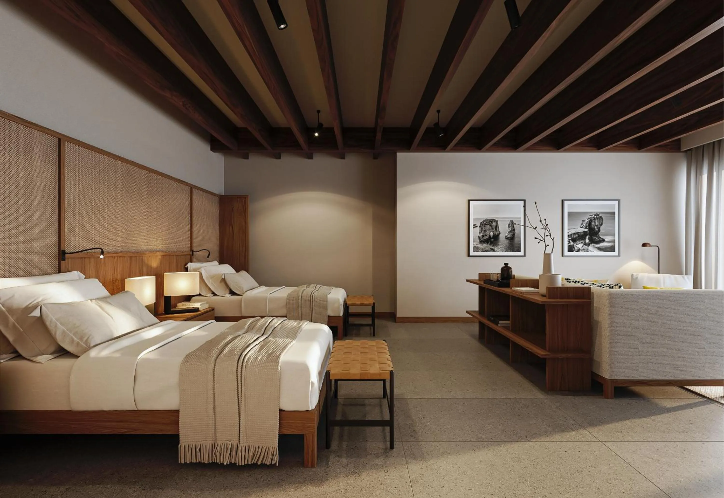 Photo of the whole room, Bed in Finch Bay Galapagos Hotel