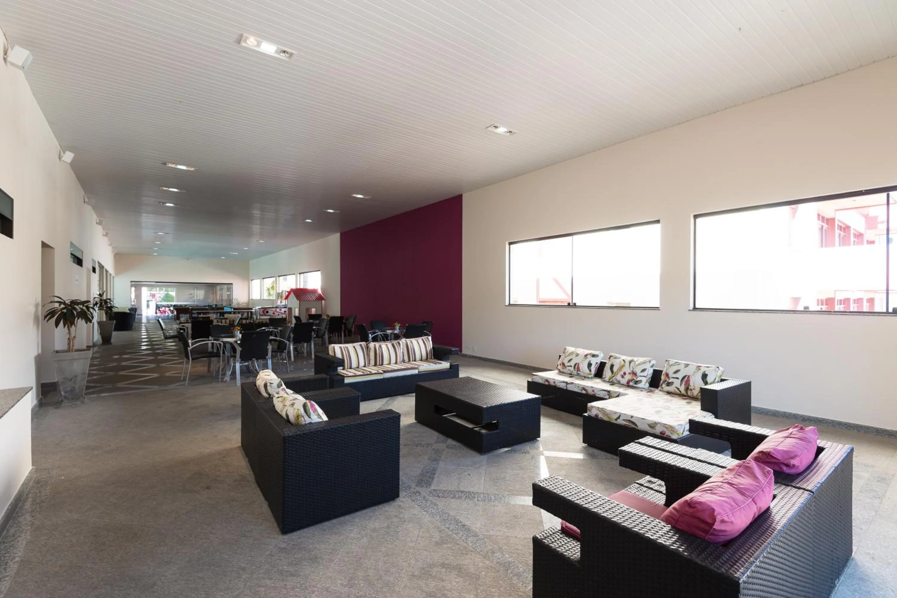 Seating area in Hotel Guarany