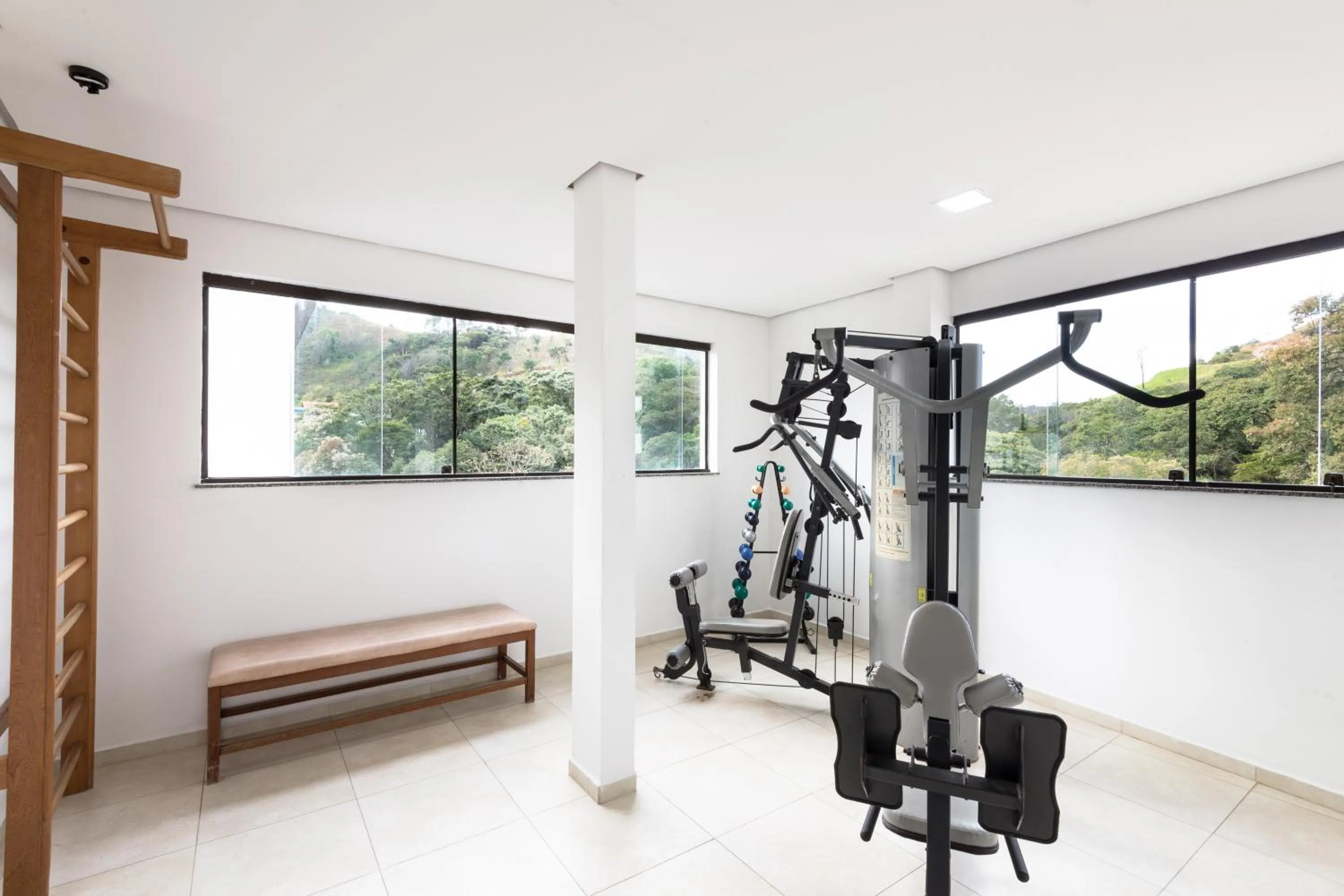 Fitness centre/facilities in Hotel Guarany