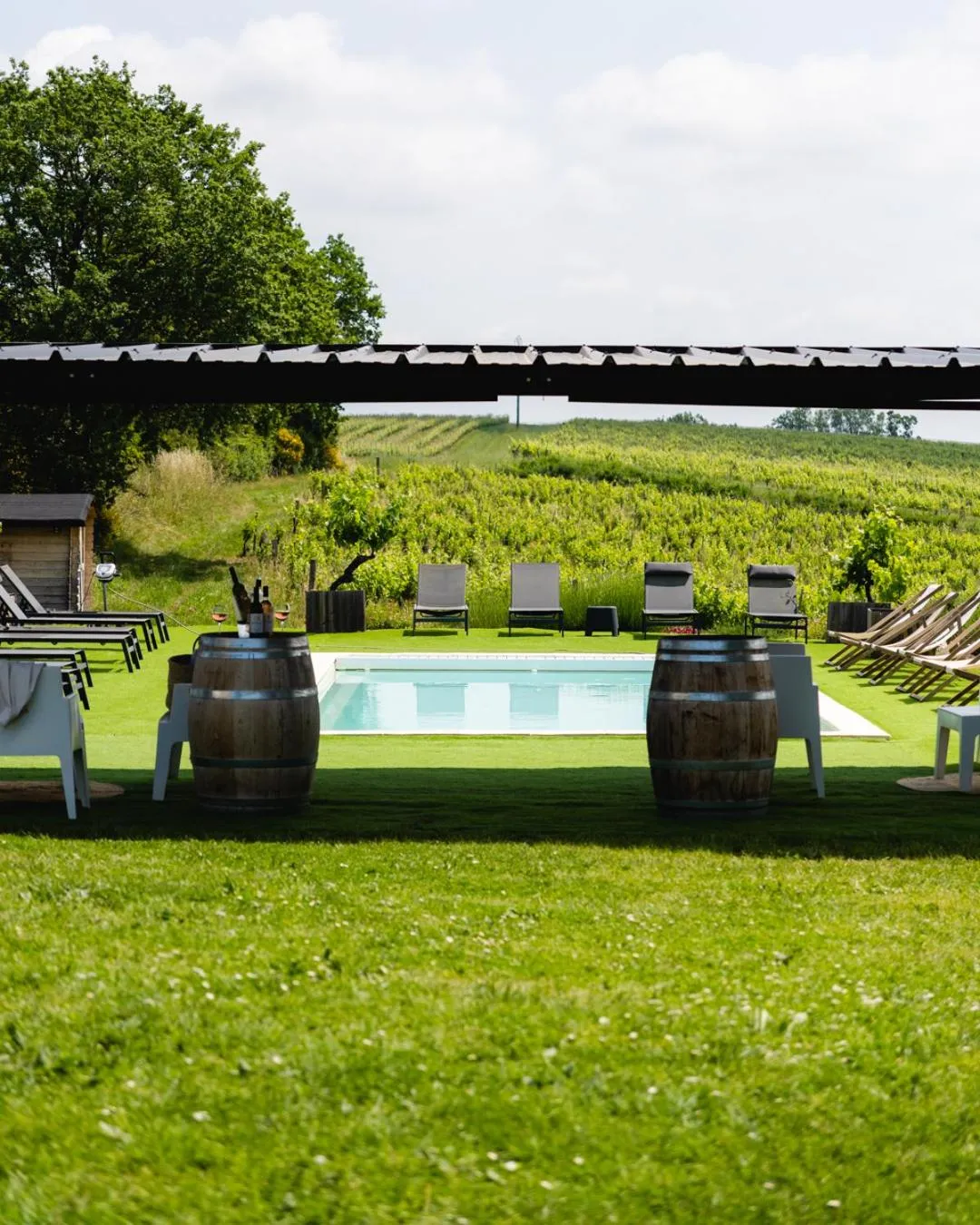 Garden in Château de Tauzies, The Originals Relais