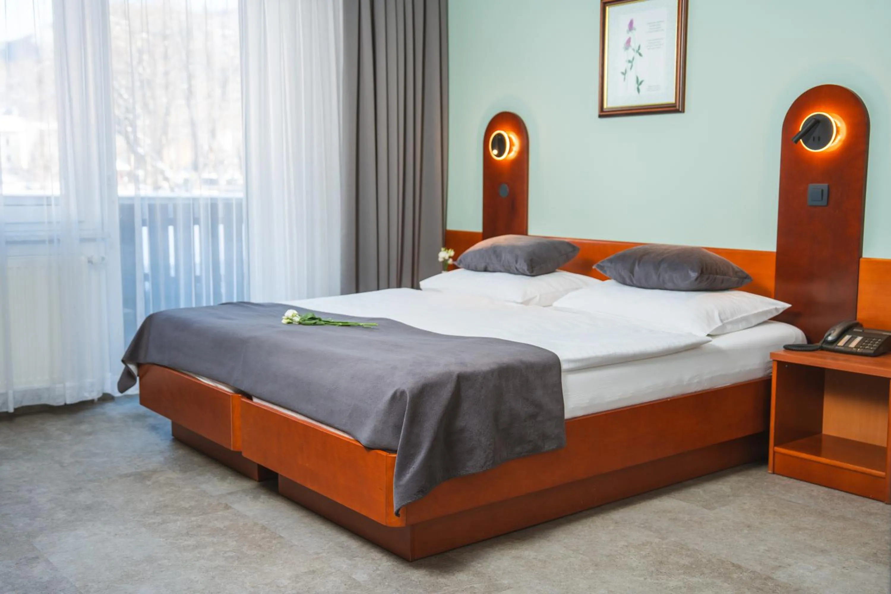 Bedroom, Bed in Hotel Tripič, restaurant and pizzeria