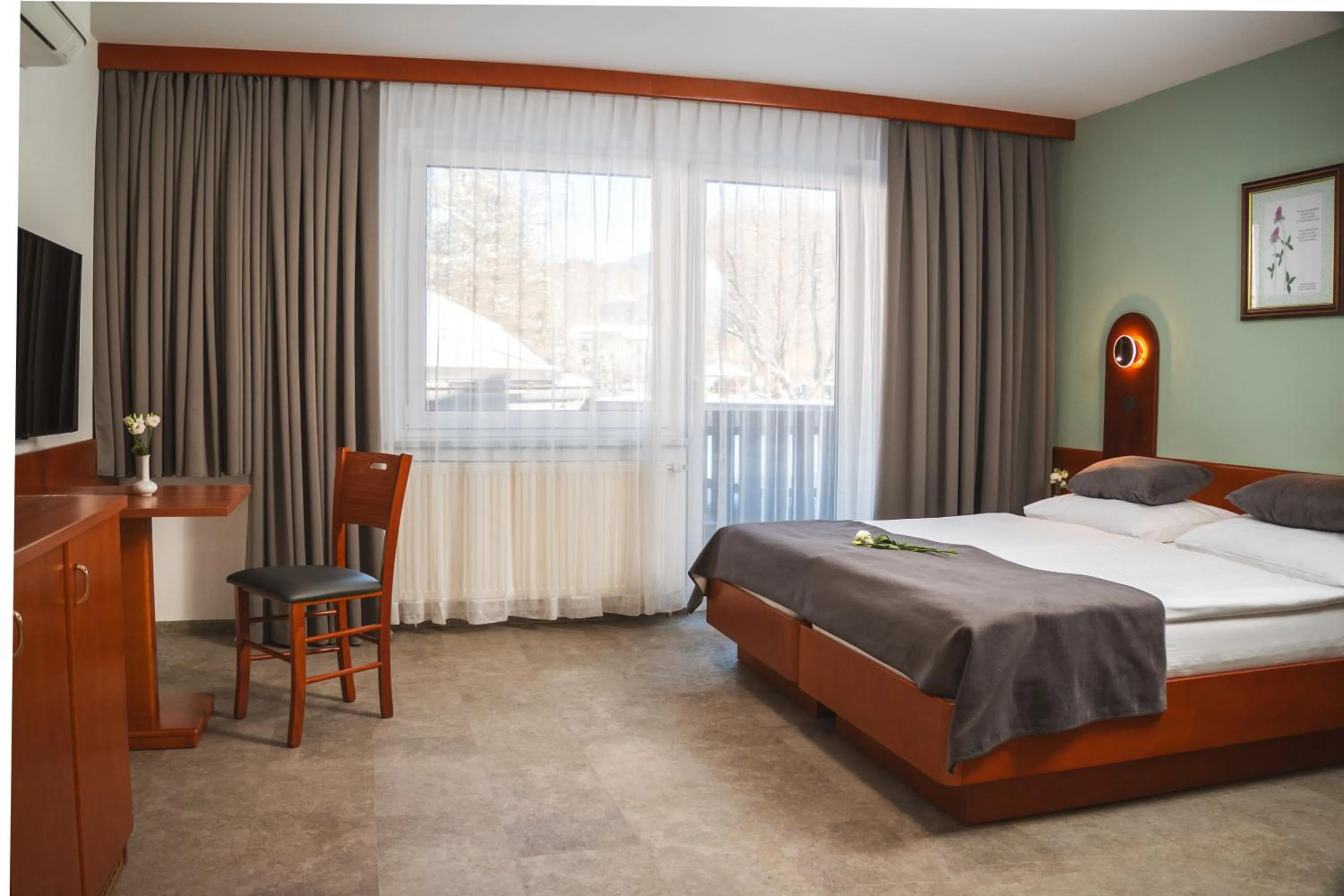 Bedroom, Bed in Hotel Tripič, restaurant and pizzeria