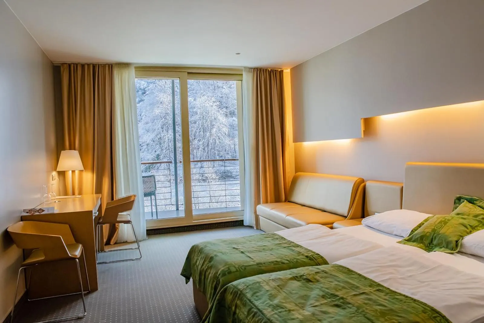 Bedroom, Bed in Hotel Thermana Park Laško**** Superior