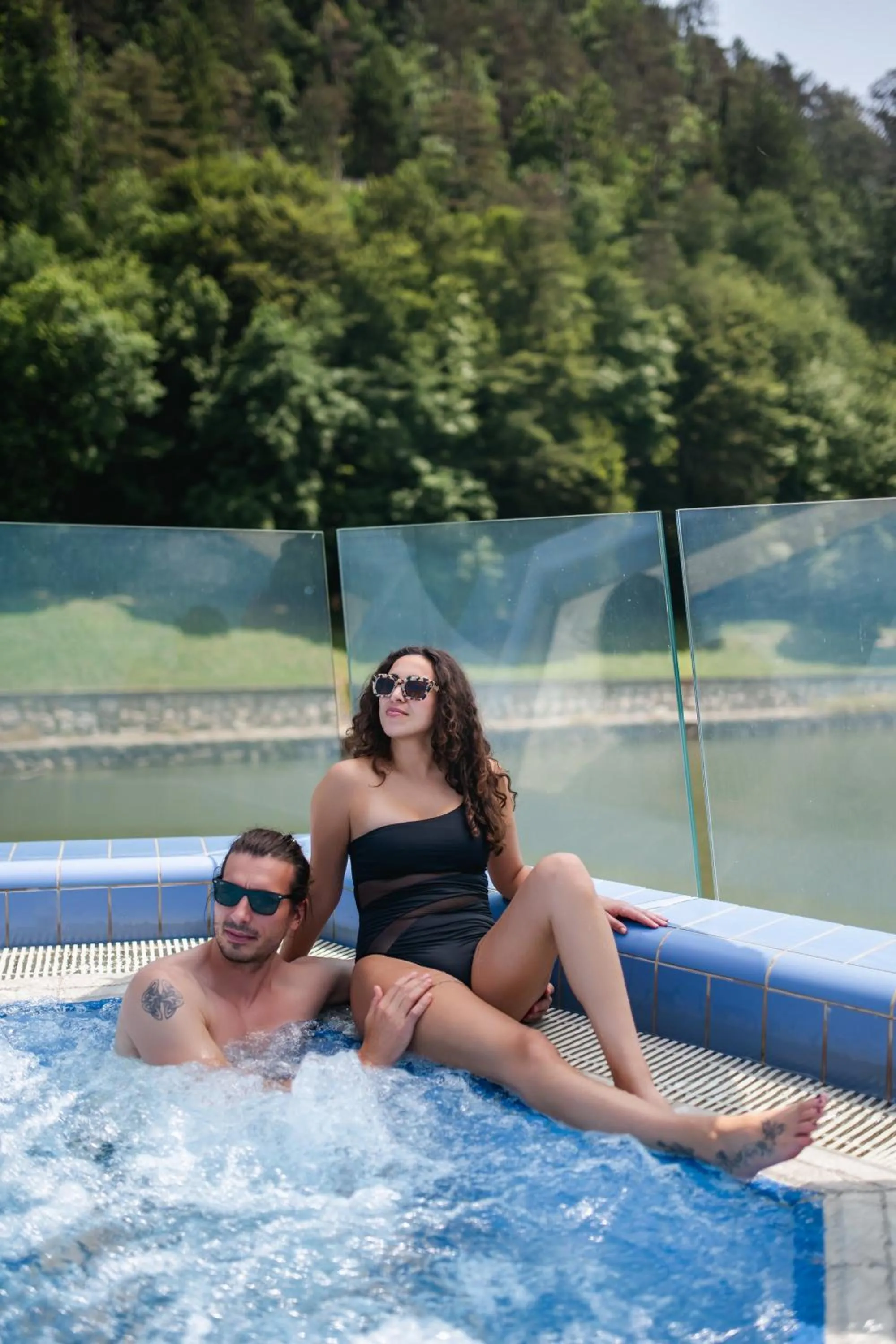 Pool view in Hotel Thermana Park Laško**** Superior