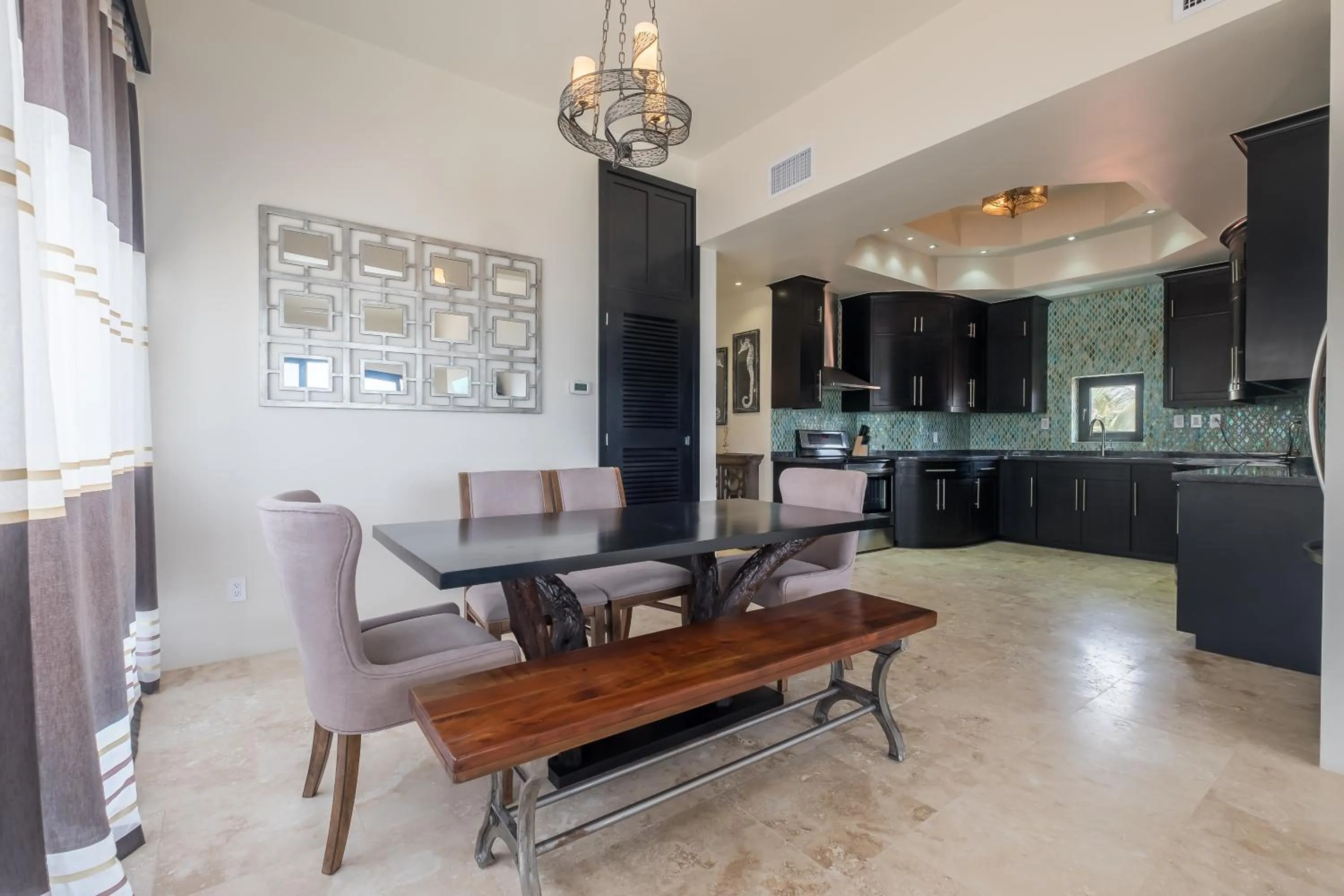 Living room in Diamante Beachfront Suites