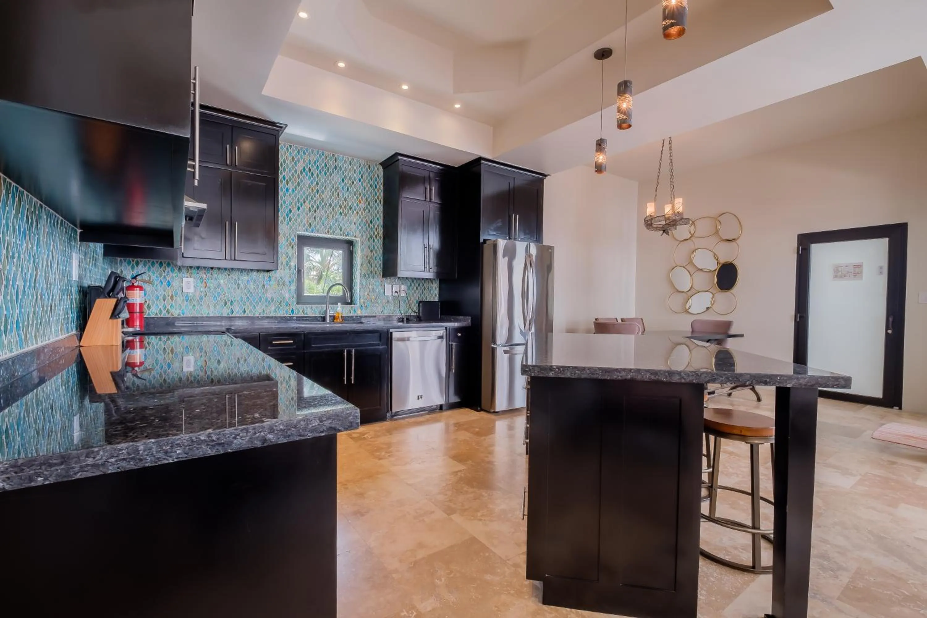 kitchen in Diamante Beachfront Suites